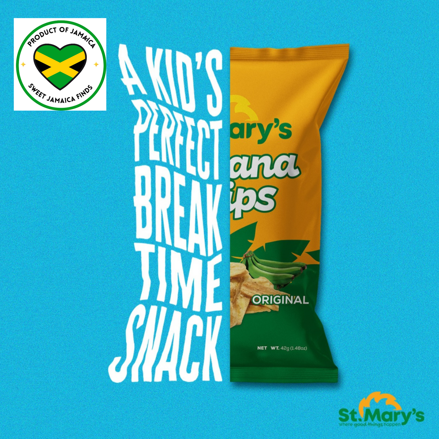 St. Mary's Banana Chips Original (multi-pack)