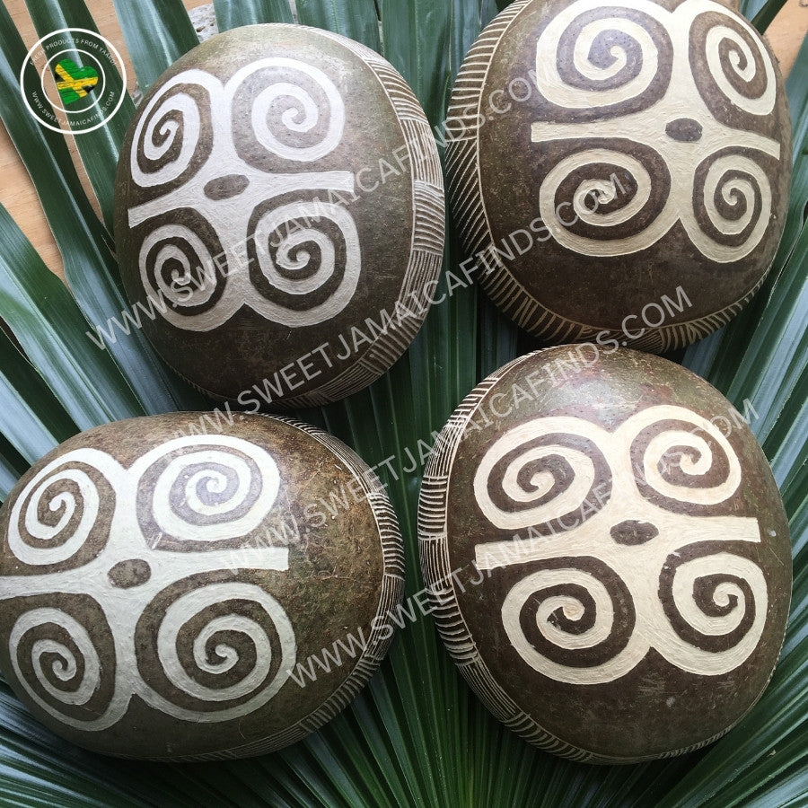 Calabash Bowl Plate, 'Dwennimmen' Design, Natural eco-friendly wooden bowl, Hand Carved