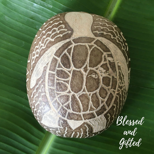 Calabash Bowl Plate, 'Turtle' Design, Natural eco-friendly wooden bowl, Hand Carved