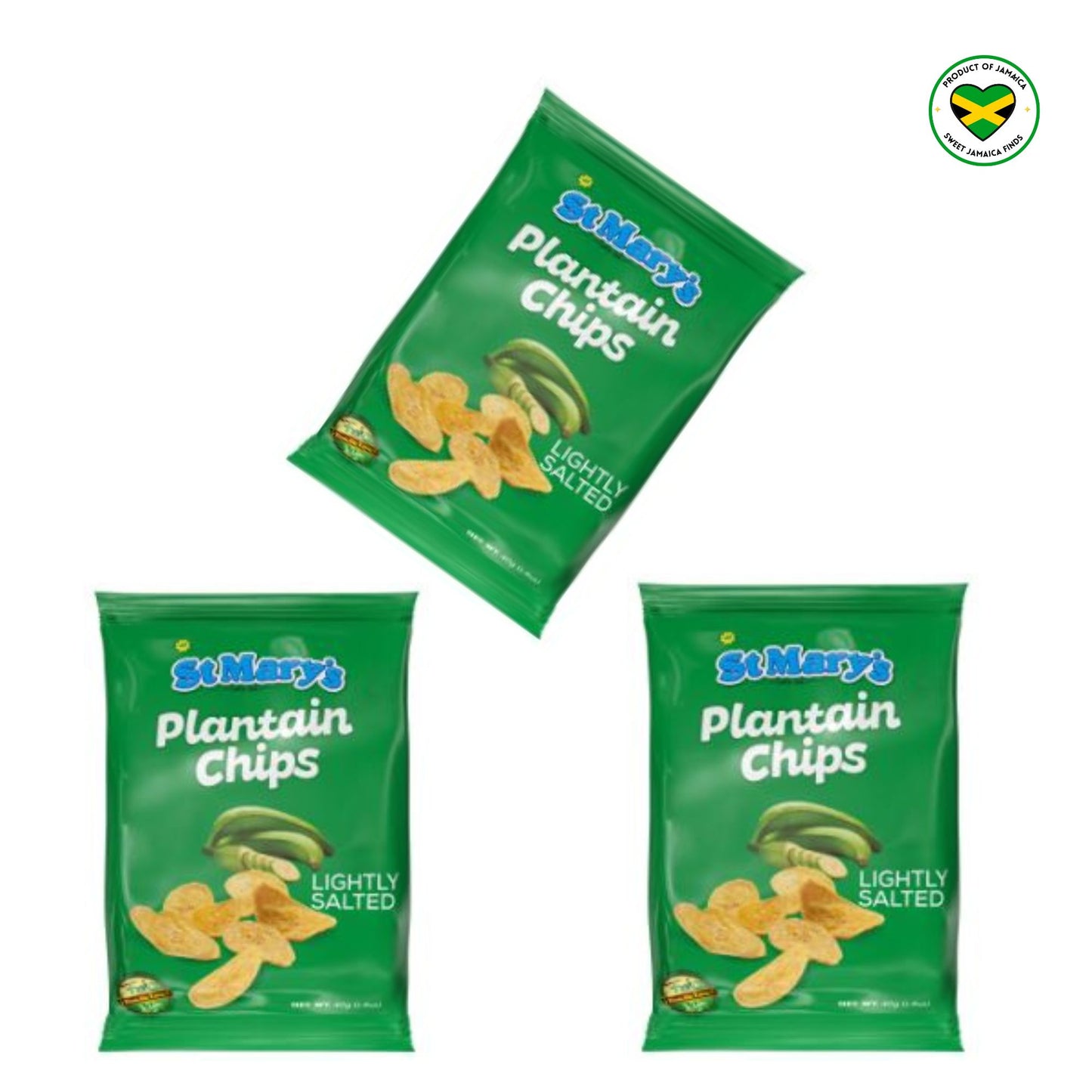 St. Mary's Plantain Chips Lightly Salted (multi-pack)