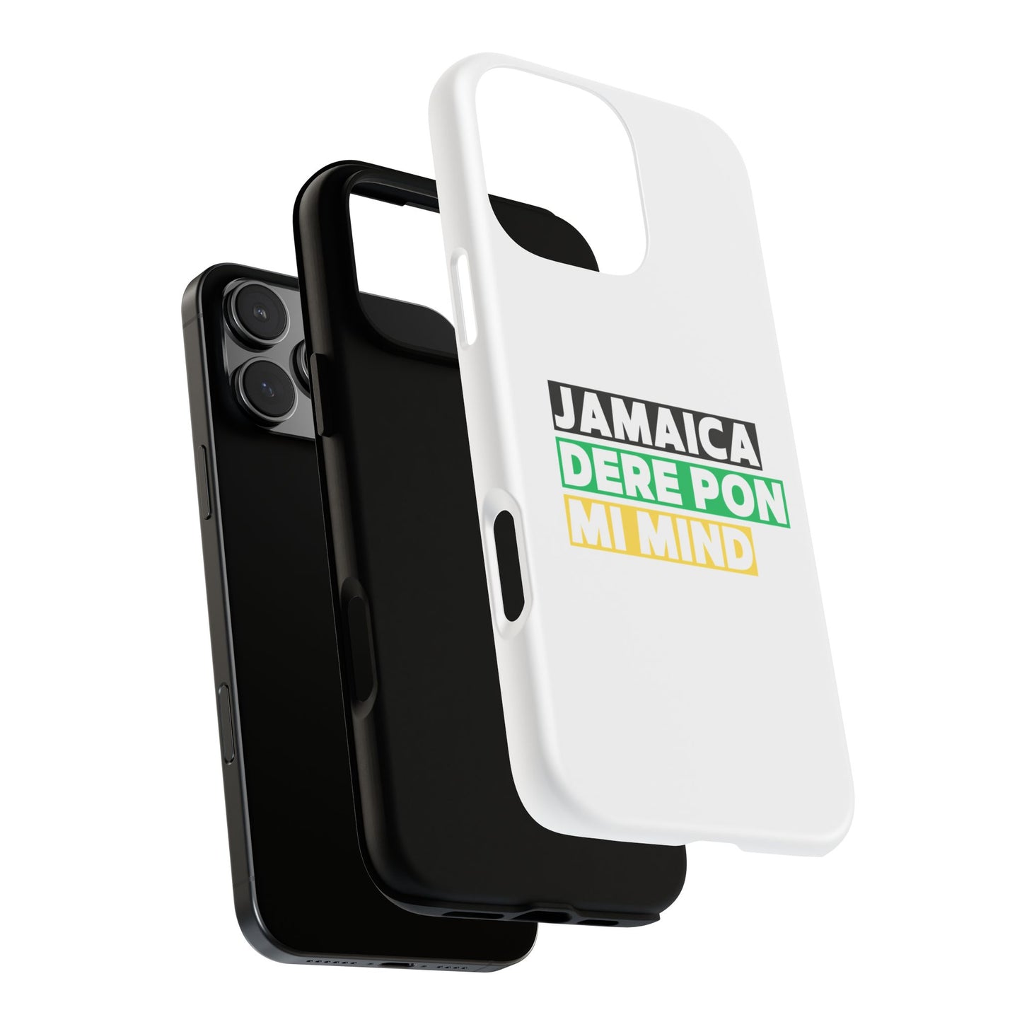 Jamaica Dere Pon Mi Mind Tough Phone Case — Jamaican Pride Protective Cover