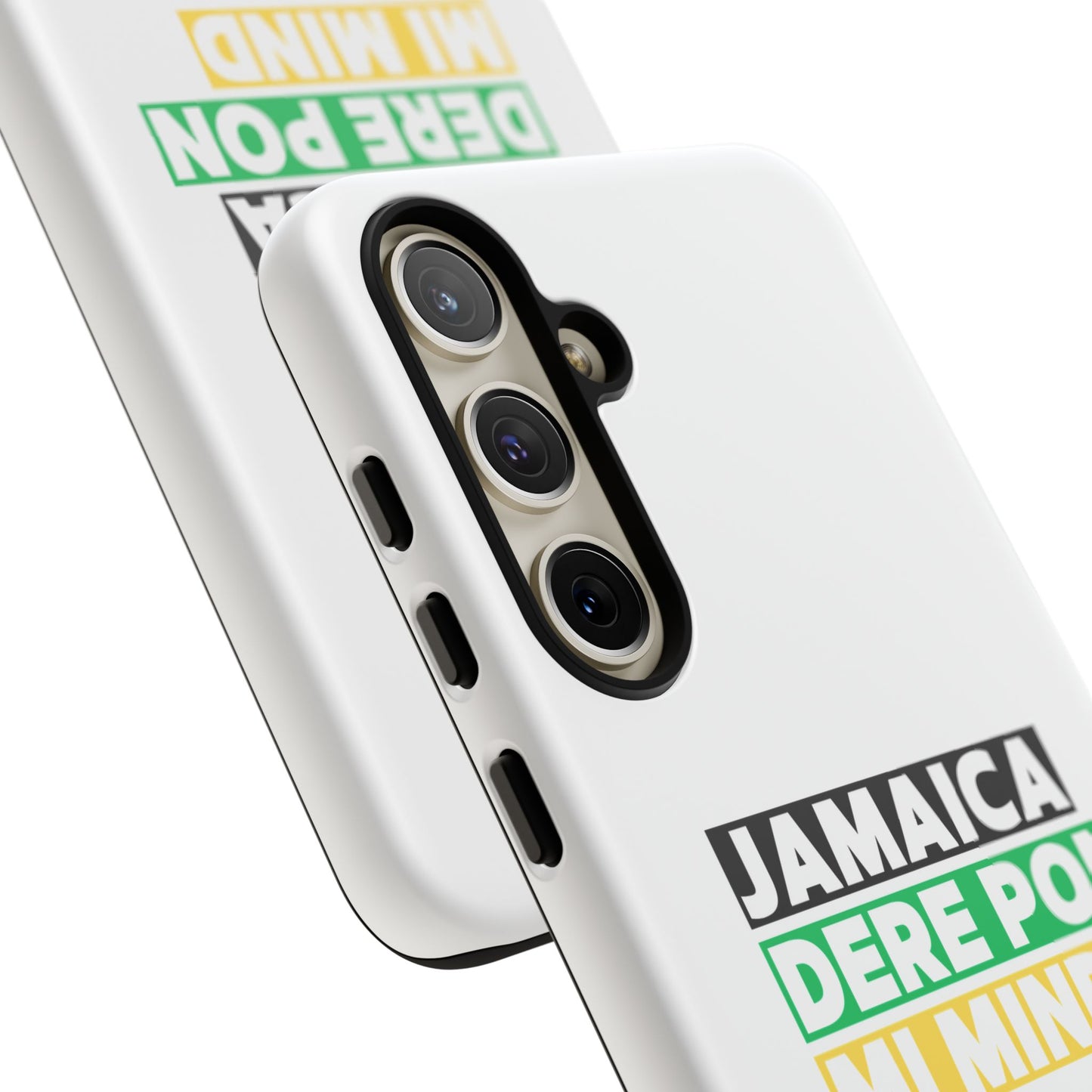 Jamaica Dere Pon Mi Mind Tough Phone Case — Jamaican Pride Protective Cover
