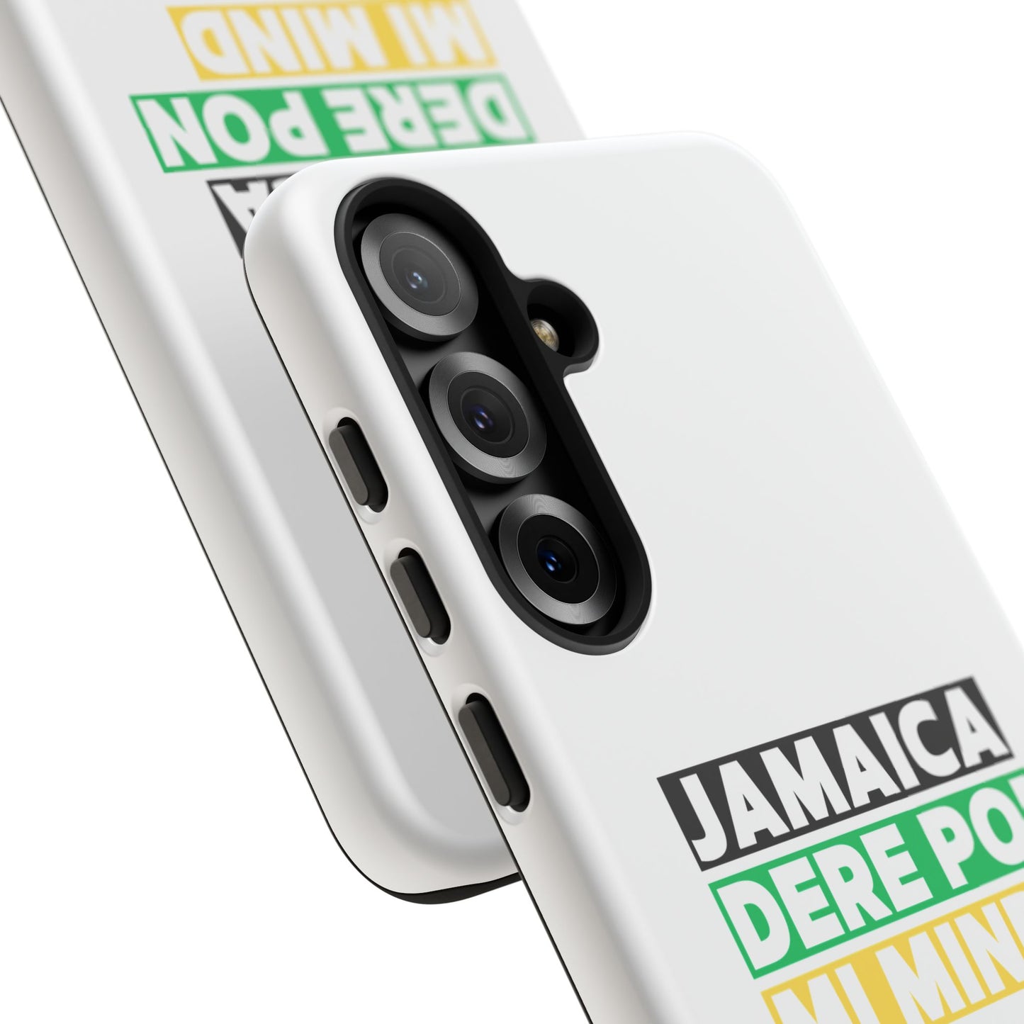 Jamaica Dere Pon Mi Mind Tough Phone Case — Jamaican Pride Protective Cover