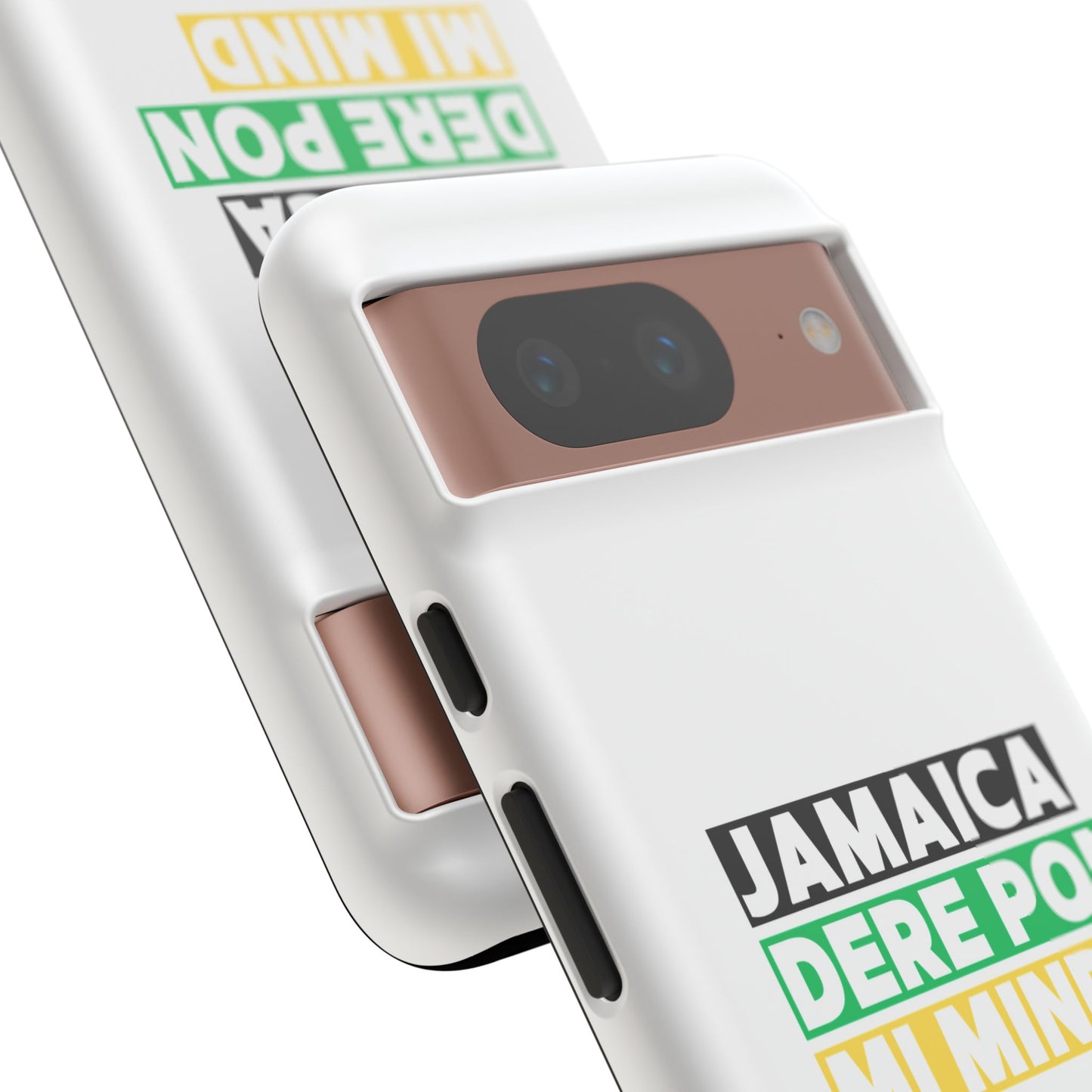 Jamaica Dere Pon Mi Mind Tough Phone Case — Jamaican Pride Protective Cover