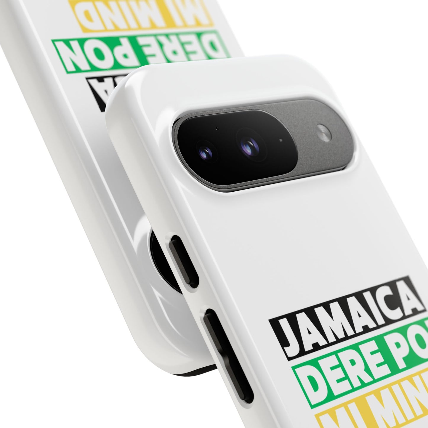 Jamaica Dere Pon Mi Mind Tough Phone Case — Jamaican Pride Protective Cover