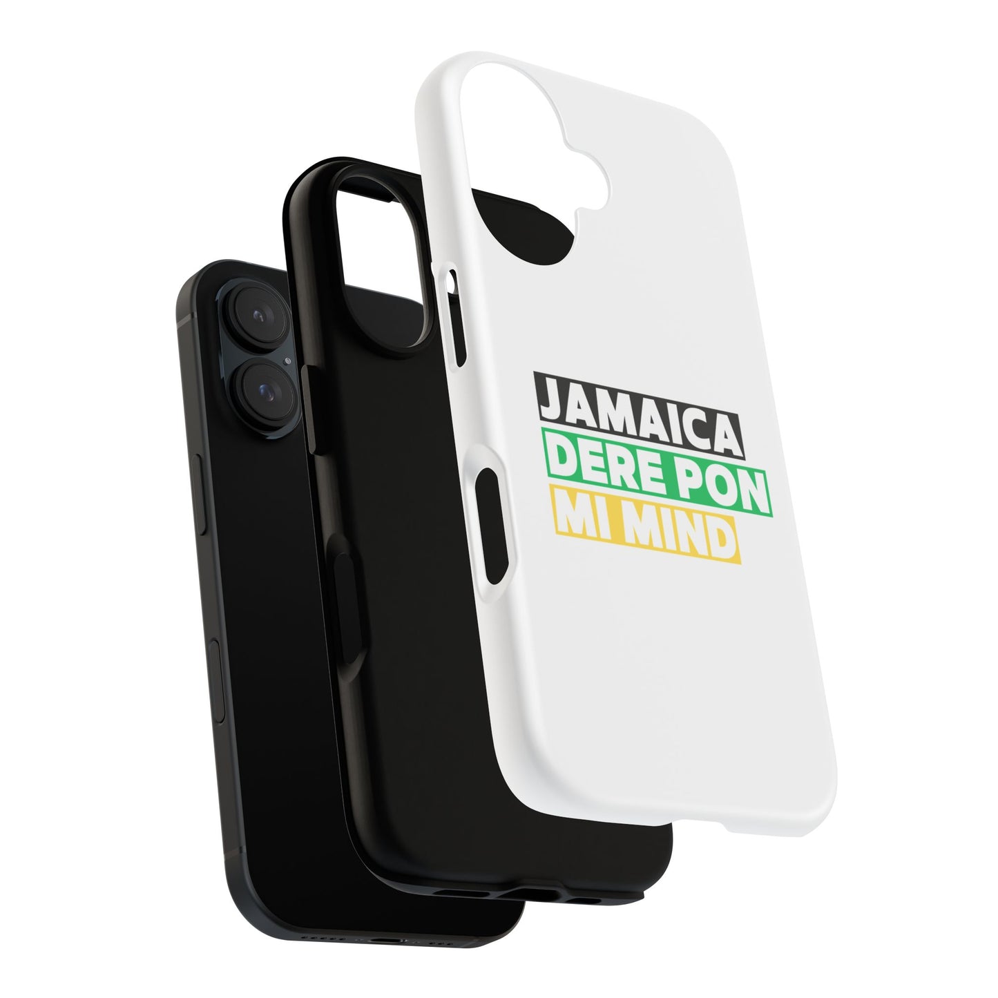 Jamaica Dere Pon Mi Mind Tough Phone Case — Jamaican Pride Protective Cover