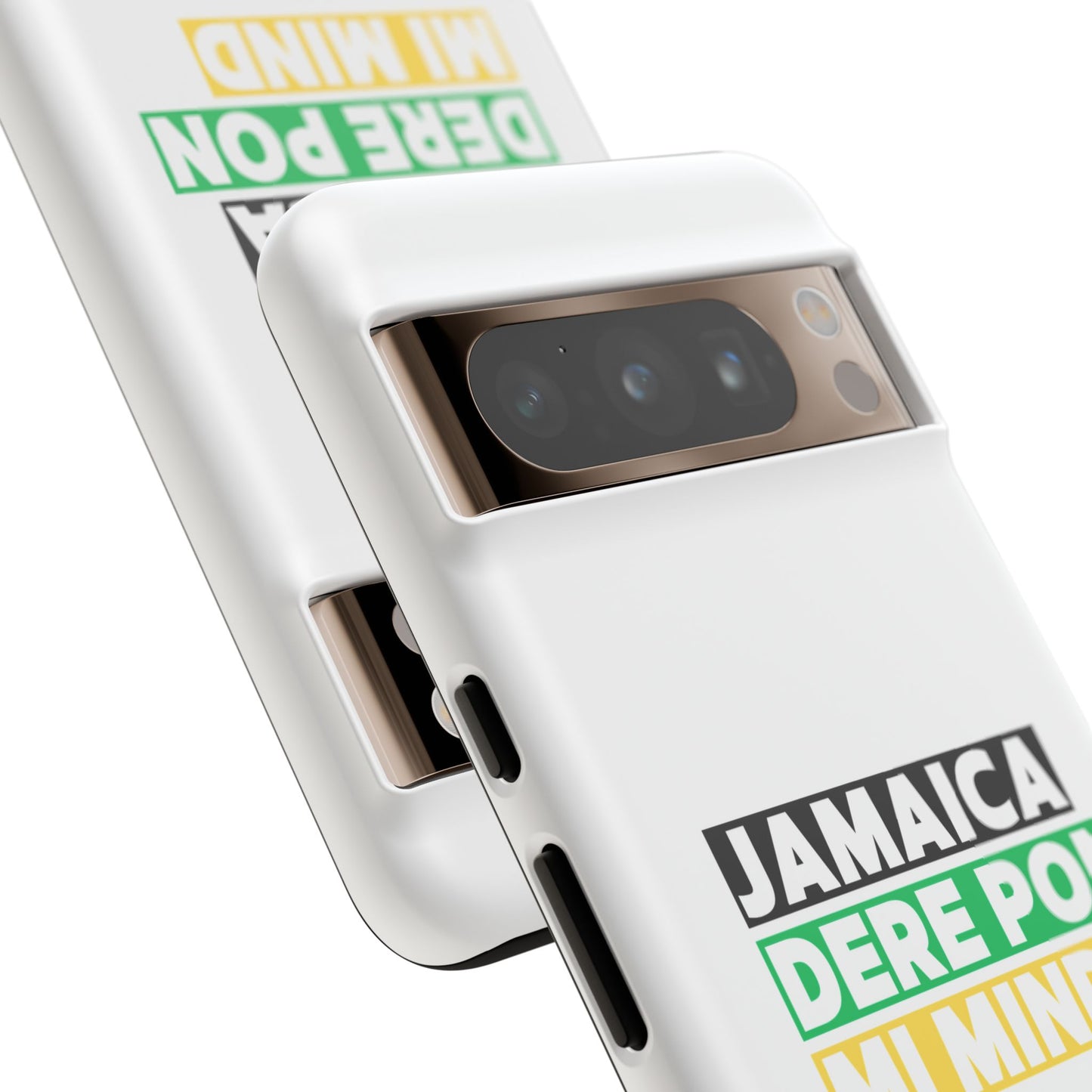 Jamaica Dere Pon Mi Mind Tough Phone Case — Jamaican Pride Protective Cover