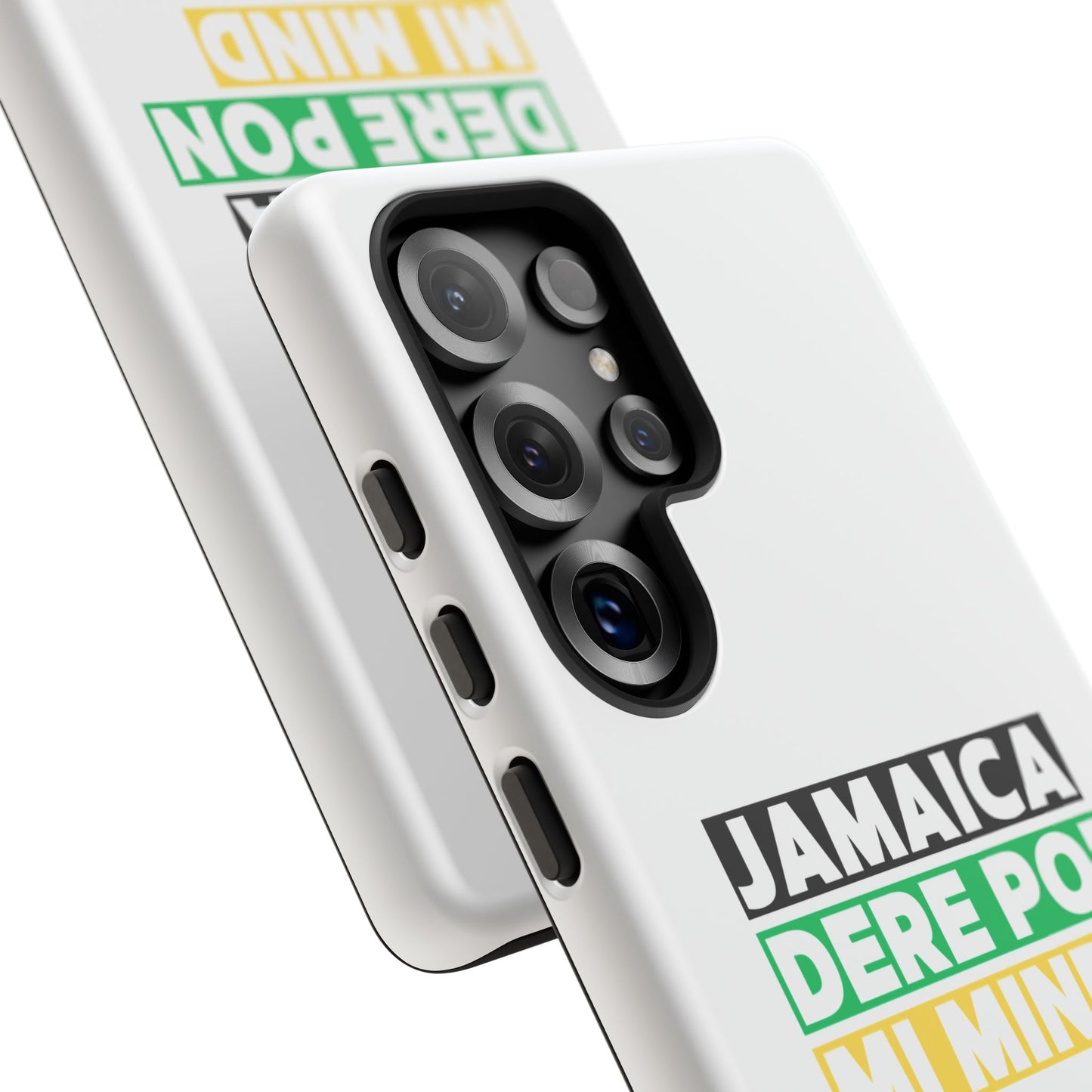 Jamaica Dere Pon Mi Mind Tough Phone Case — Jamaican Pride Protective Cover