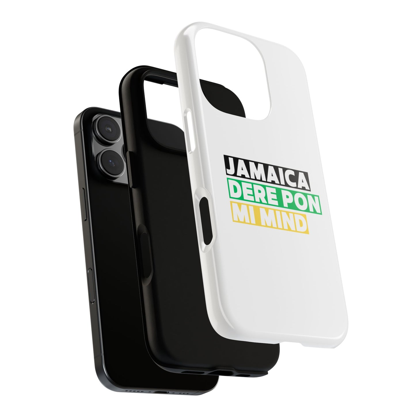 Jamaica Dere Pon Mi Mind Tough Phone Case — Jamaican Pride Protective Cover