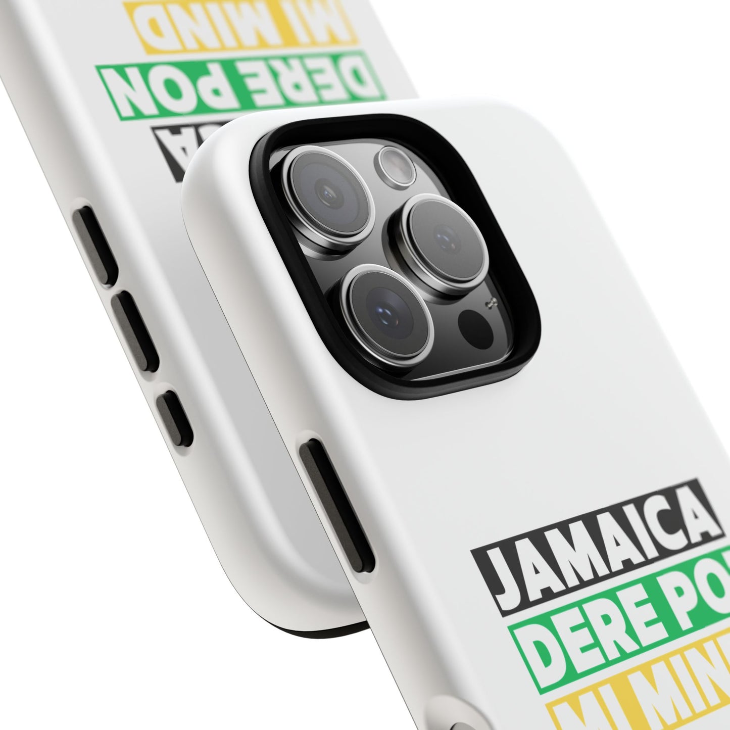 Jamaica Dere Pon Mi Mind Tough Phone Case — Jamaican Pride Protective Cover