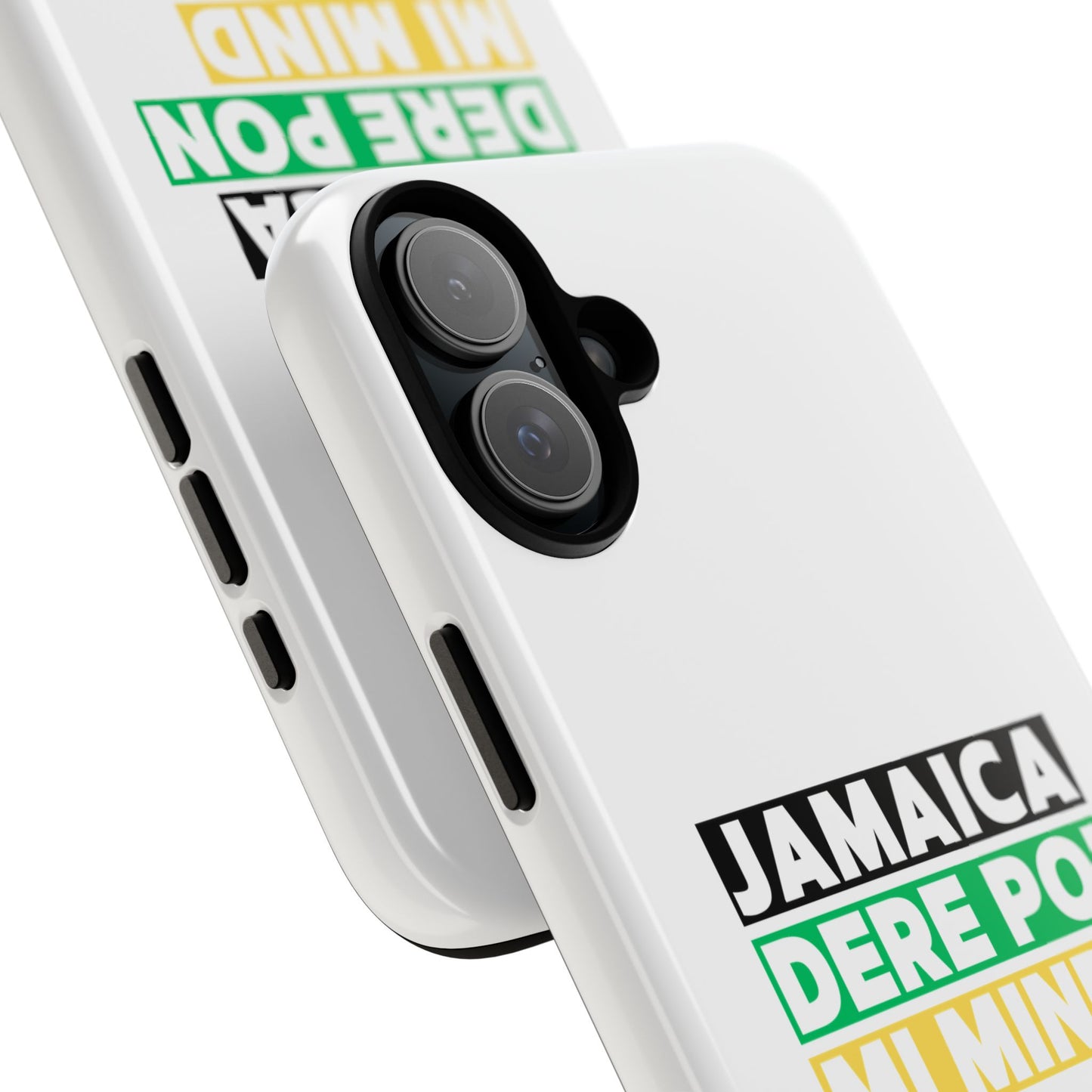 Jamaica Dere Pon Mi Mind Tough Phone Case — Jamaican Pride Protective Cover