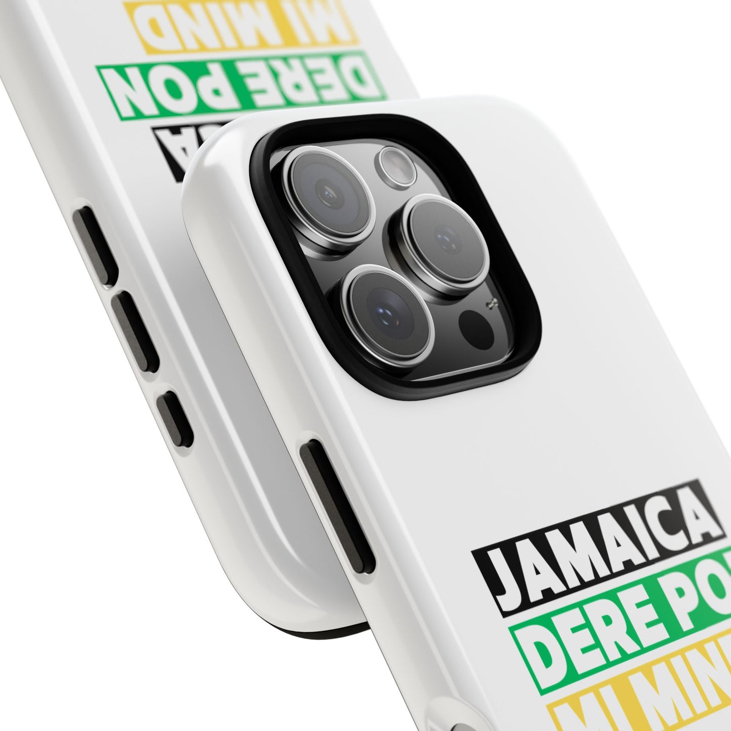 Jamaica Dere Pon Mi Mind Tough Phone Case — Jamaican Pride Protective Cover