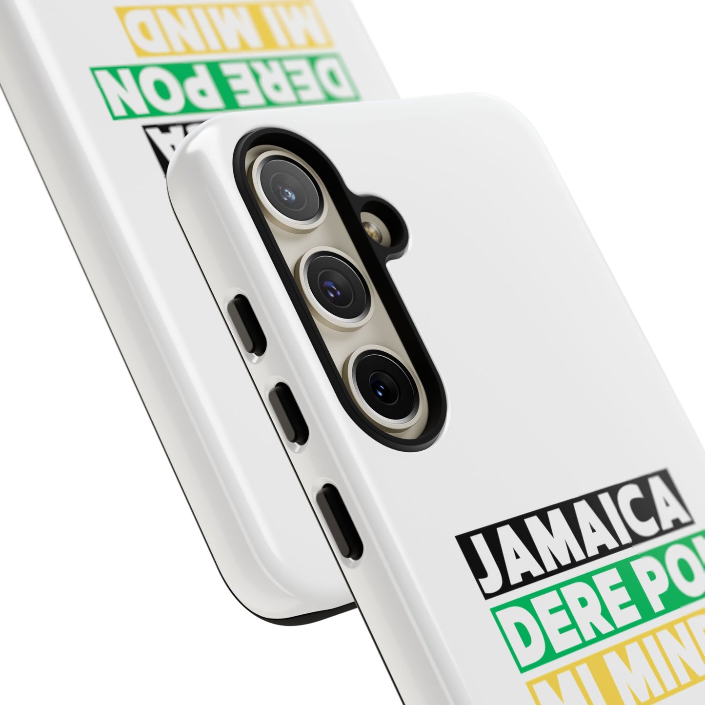 Jamaica Dere Pon Mi Mind Tough Phone Case — Jamaican Pride Protective Cover