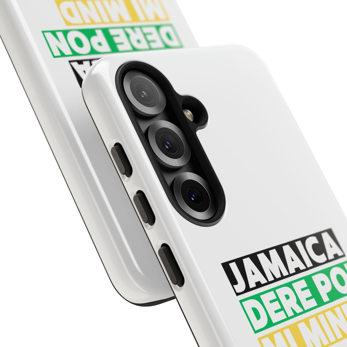 Jamaica Dere Pon Mi Mind Tough Phone Case — Jamaican Pride Protective Cover
