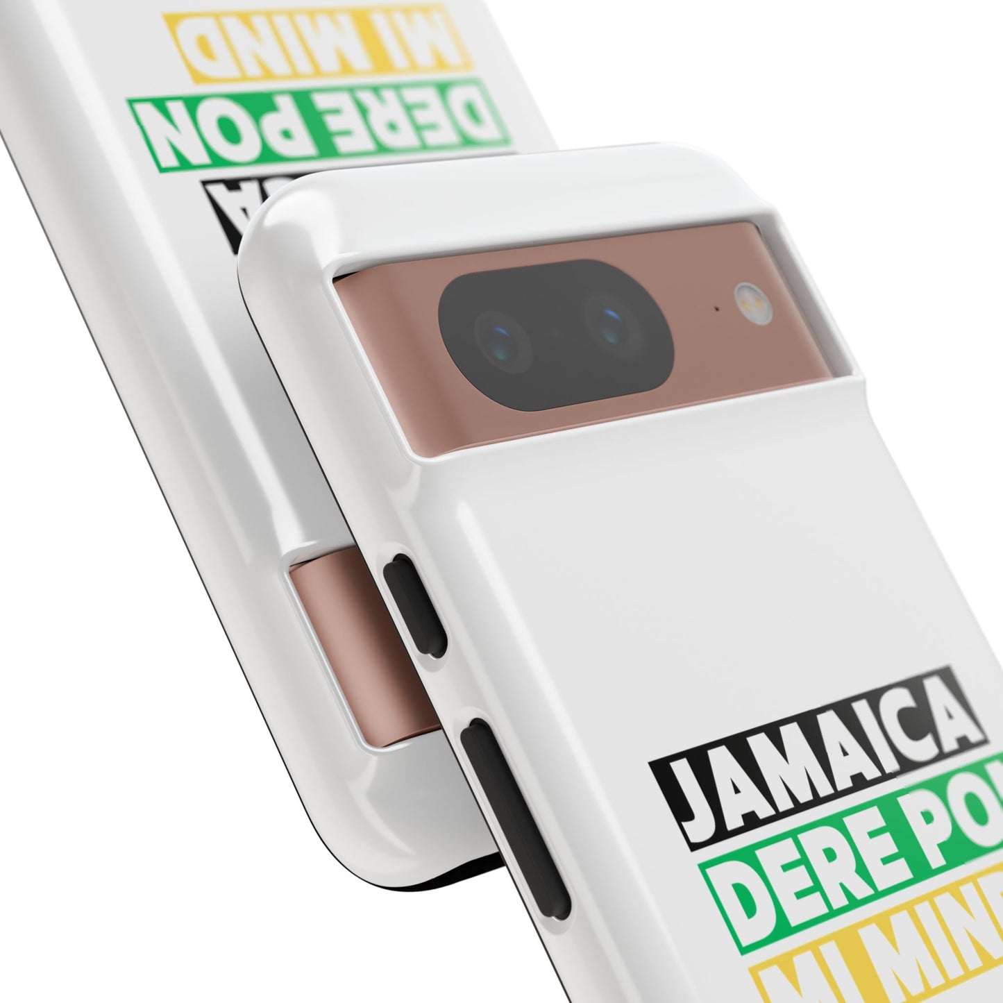 Jamaica Dere Pon Mi Mind Tough Phone Case — Jamaican Pride Protective Cover