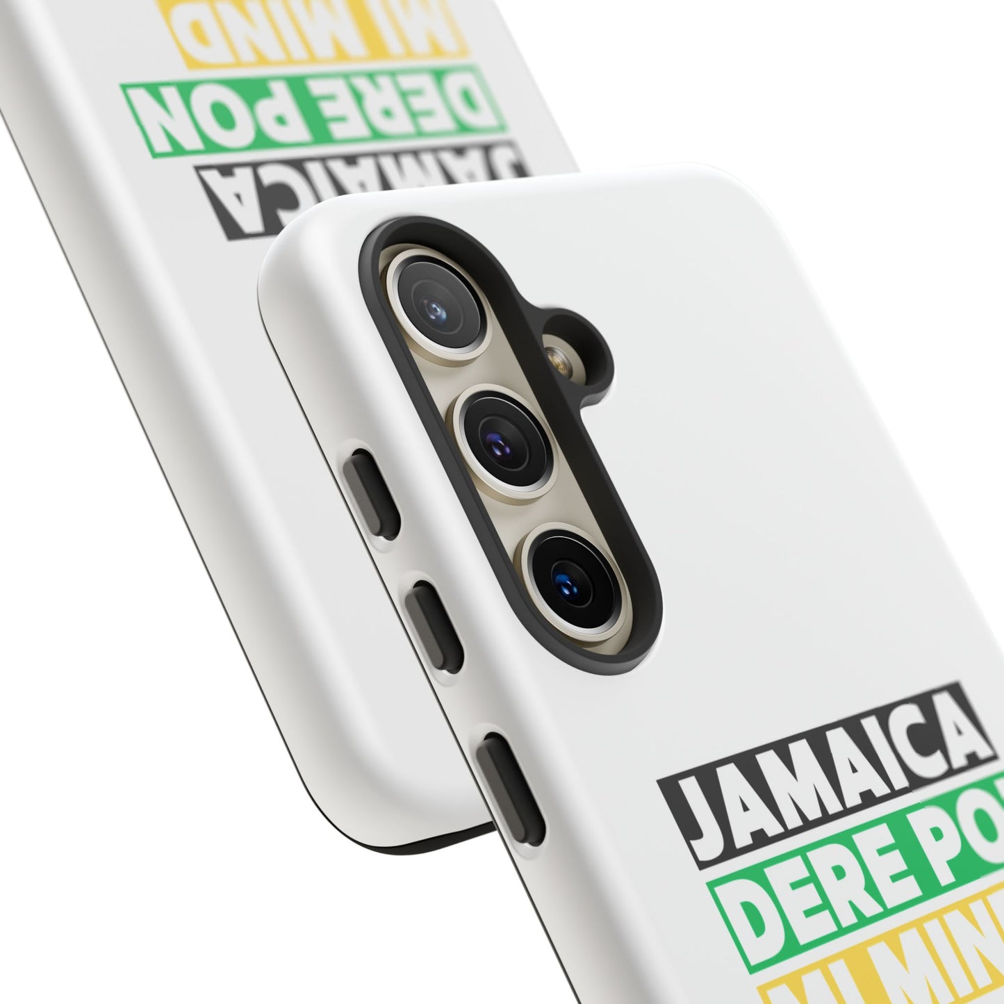 Jamaica Dere Pon Mi Mind Tough Phone Case — Jamaican Pride Protective Cover