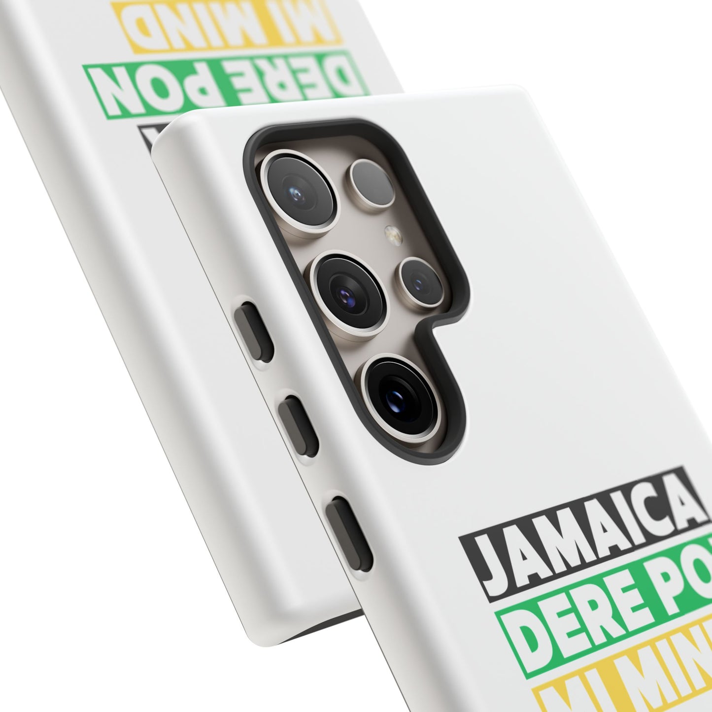 Jamaica Dere Pon Mi Mind Tough Phone Case — Jamaican Pride Protective Cover