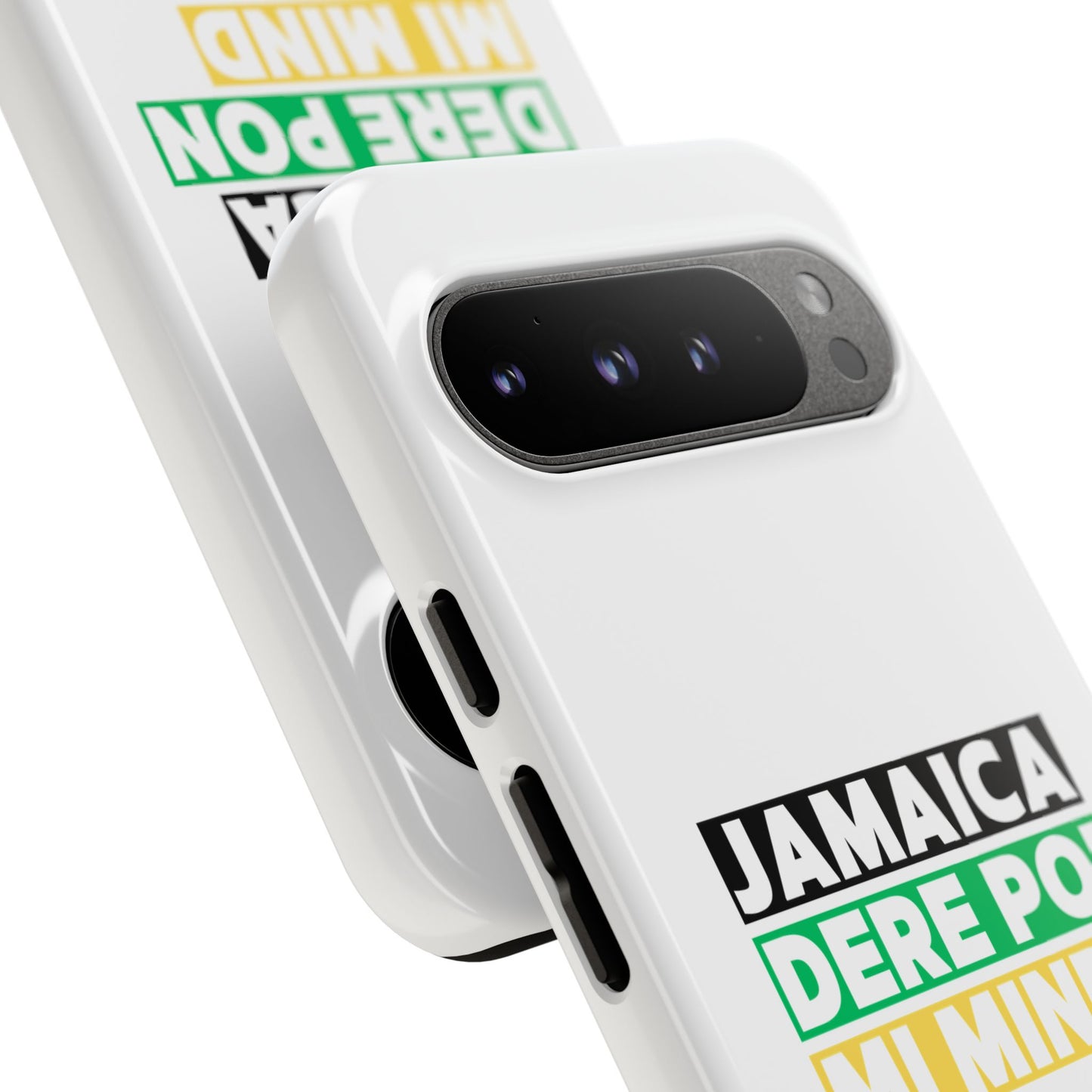 Jamaica Dere Pon Mi Mind Tough Phone Case — Jamaican Pride Protective Cover