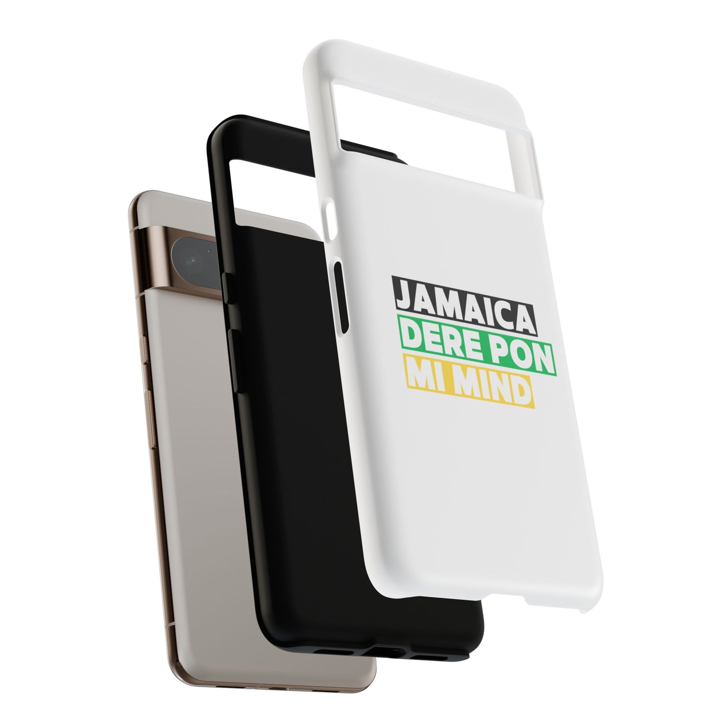 Jamaica Dere Pon Mi Mind Tough Phone Case — Jamaican Pride Protective Cover