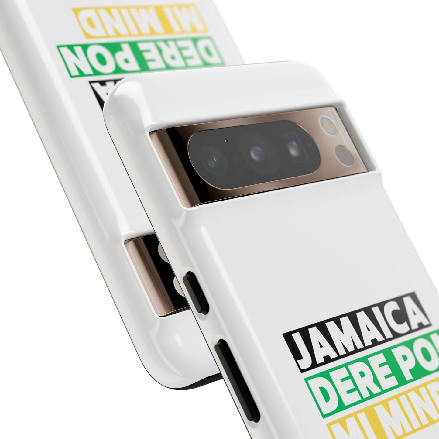 Jamaica Dere Pon Mi Mind Tough Phone Case — Jamaican Pride Protective Cover