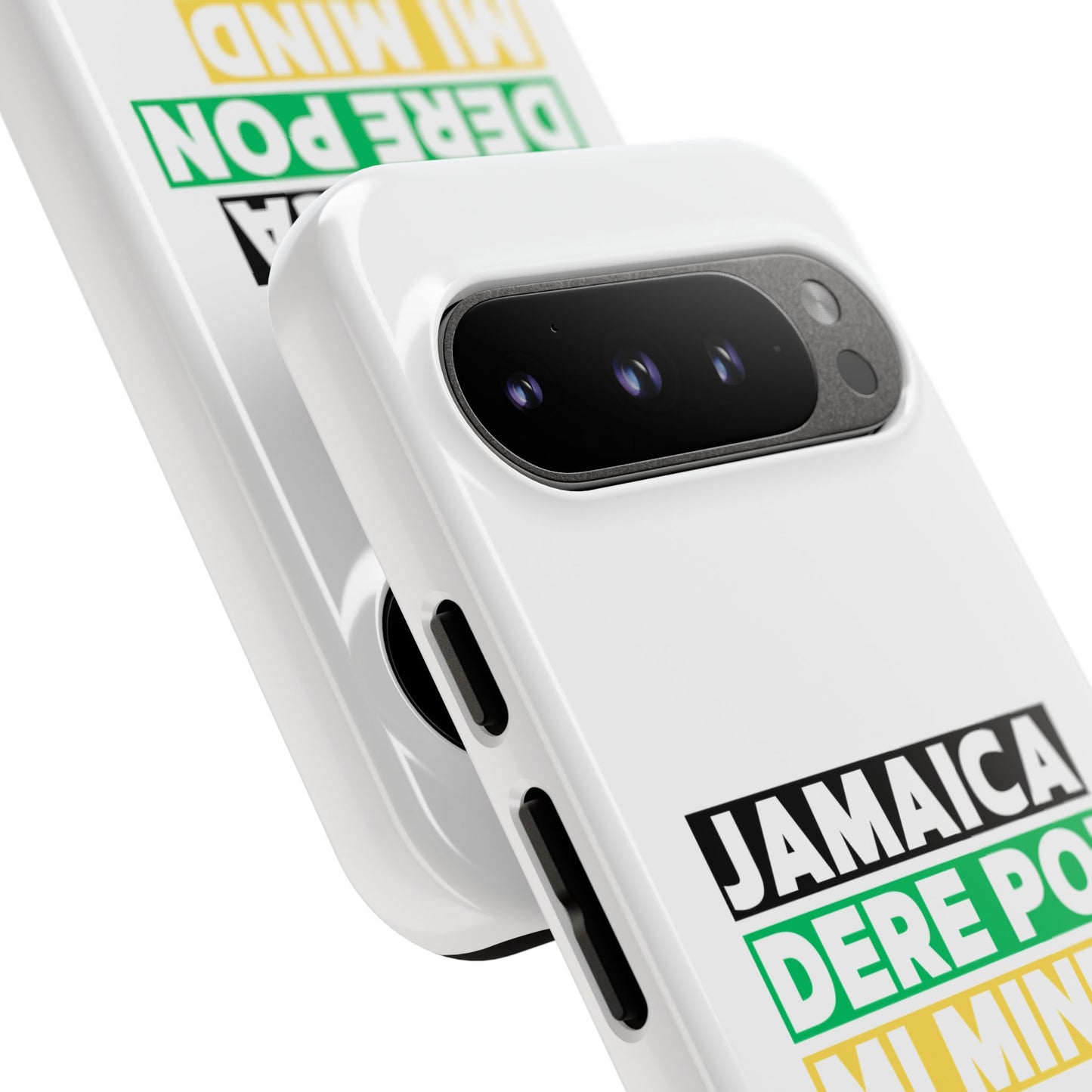 Jamaica Dere Pon Mi Mind Tough Phone Case — Jamaican Pride Protective Cover