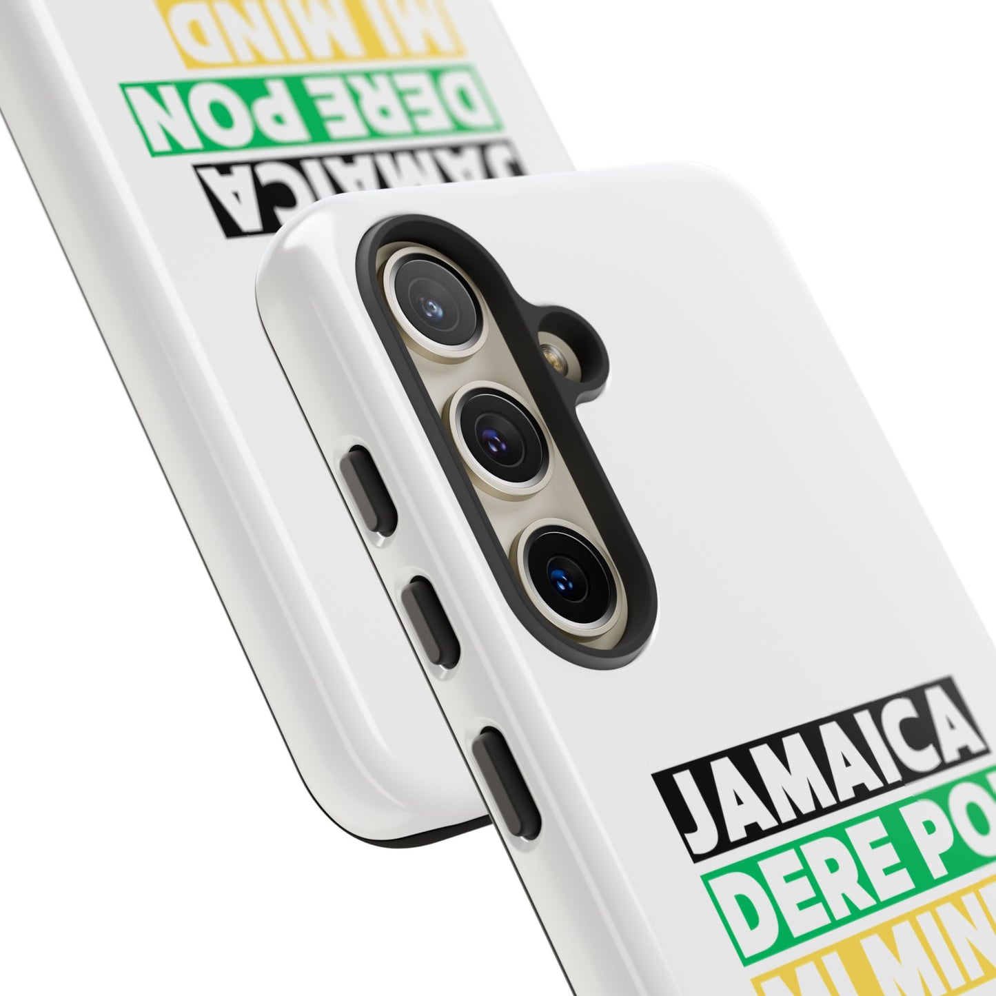 Jamaica Dere Pon Mi Mind Tough Phone Case — Jamaican Pride Protective Cover