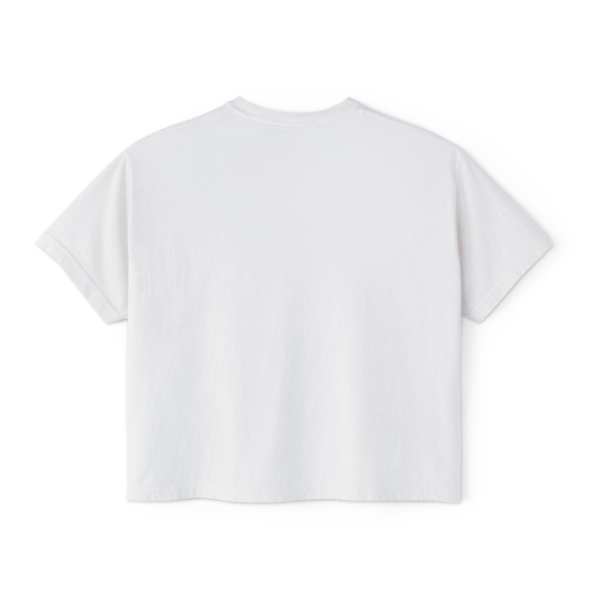 White t-shirt on a white background