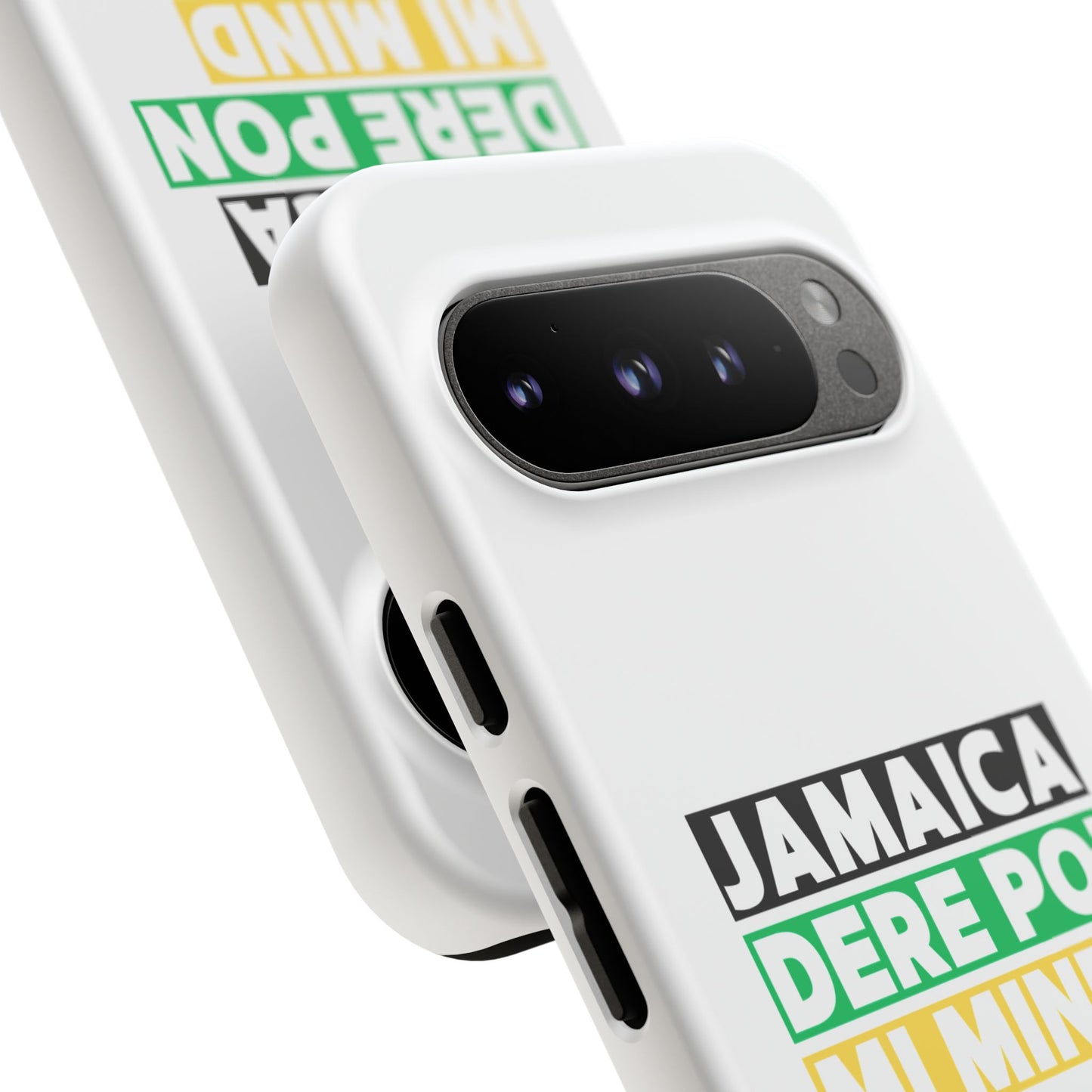 Jamaica Dere Pon Mi Mind Tough Phone Case — Jamaican Pride Protective Cover