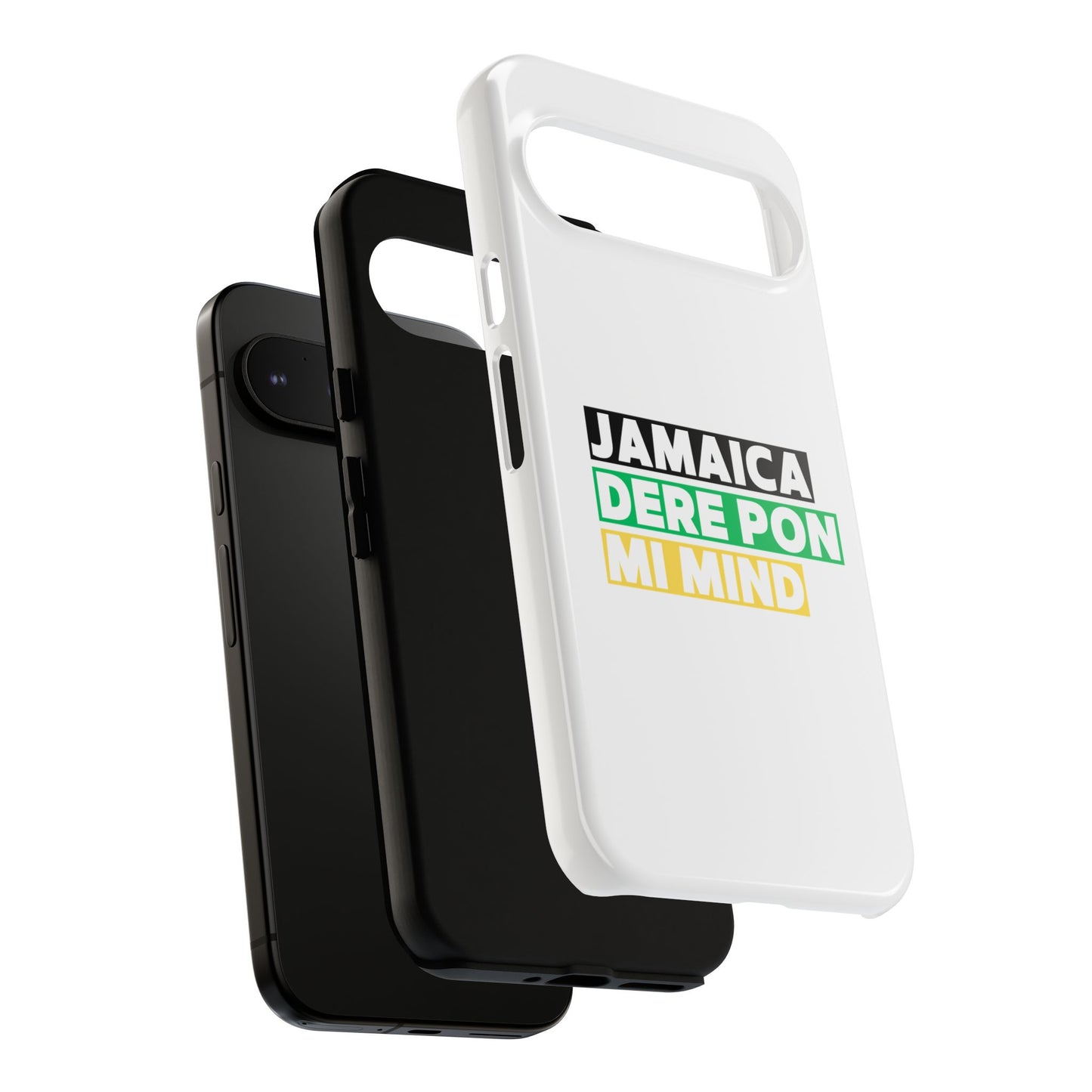 Jamaica Dere Pon Mi Mind Tough Phone Case — Jamaican Pride Protective Cover
