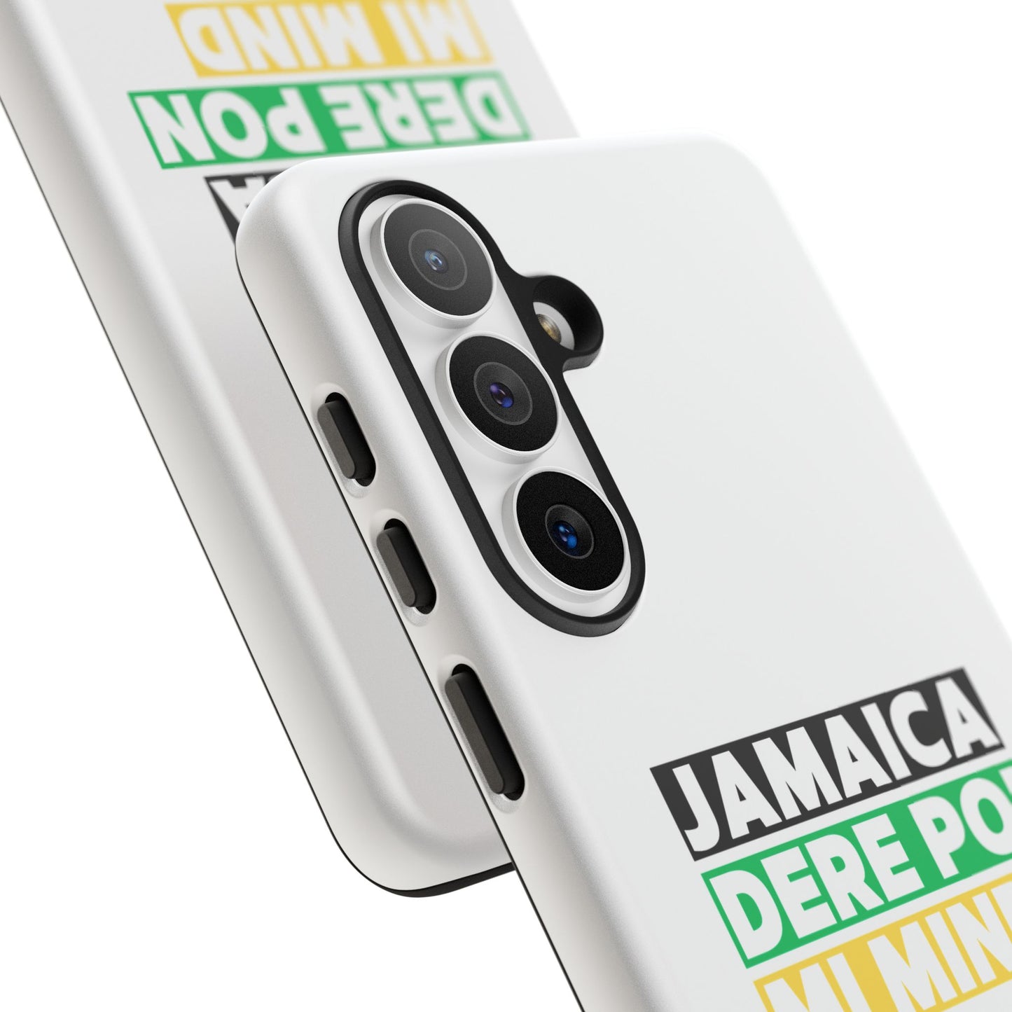 Jamaica Dere Pon Mi Mind Tough Phone Case — Jamaican Pride Protective Cover
