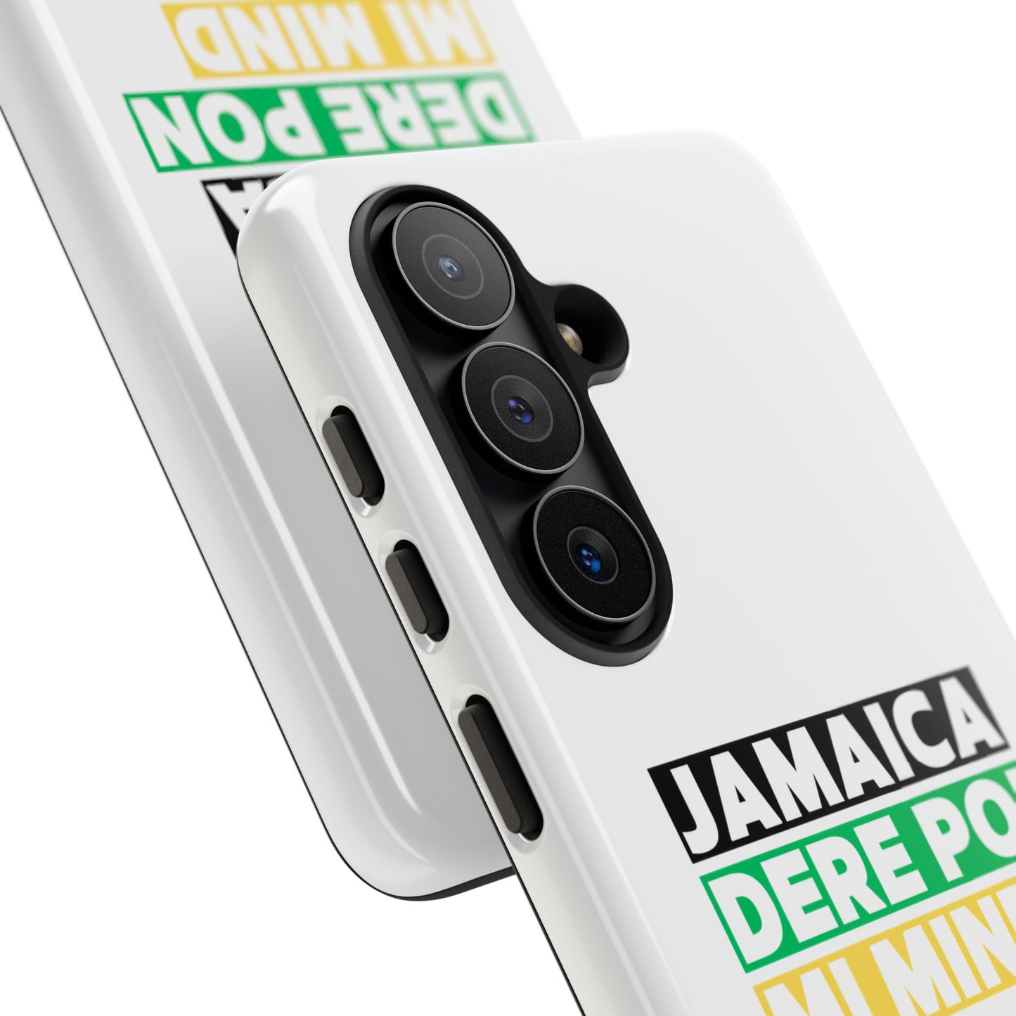Jamaica Dere Pon Mi Mind Tough Phone Case — Jamaican Pride Protective Cover
