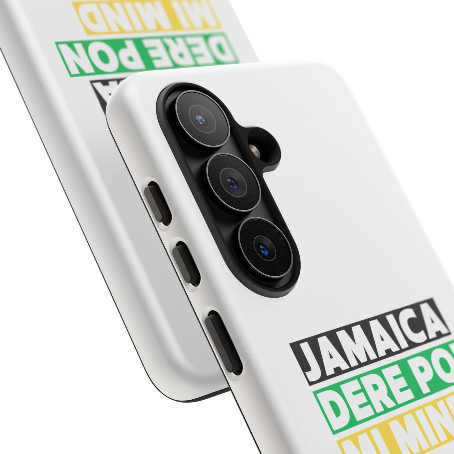 Jamaica Dere Pon Mi Mind Tough Phone Case — Jamaican Pride Protective Cover