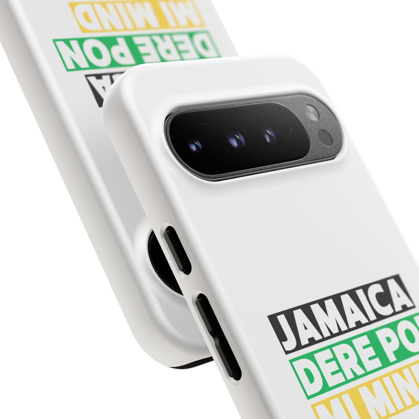 Jamaica Dere Pon Mi Mind Tough Phone Case — Jamaican Pride Protective Cover