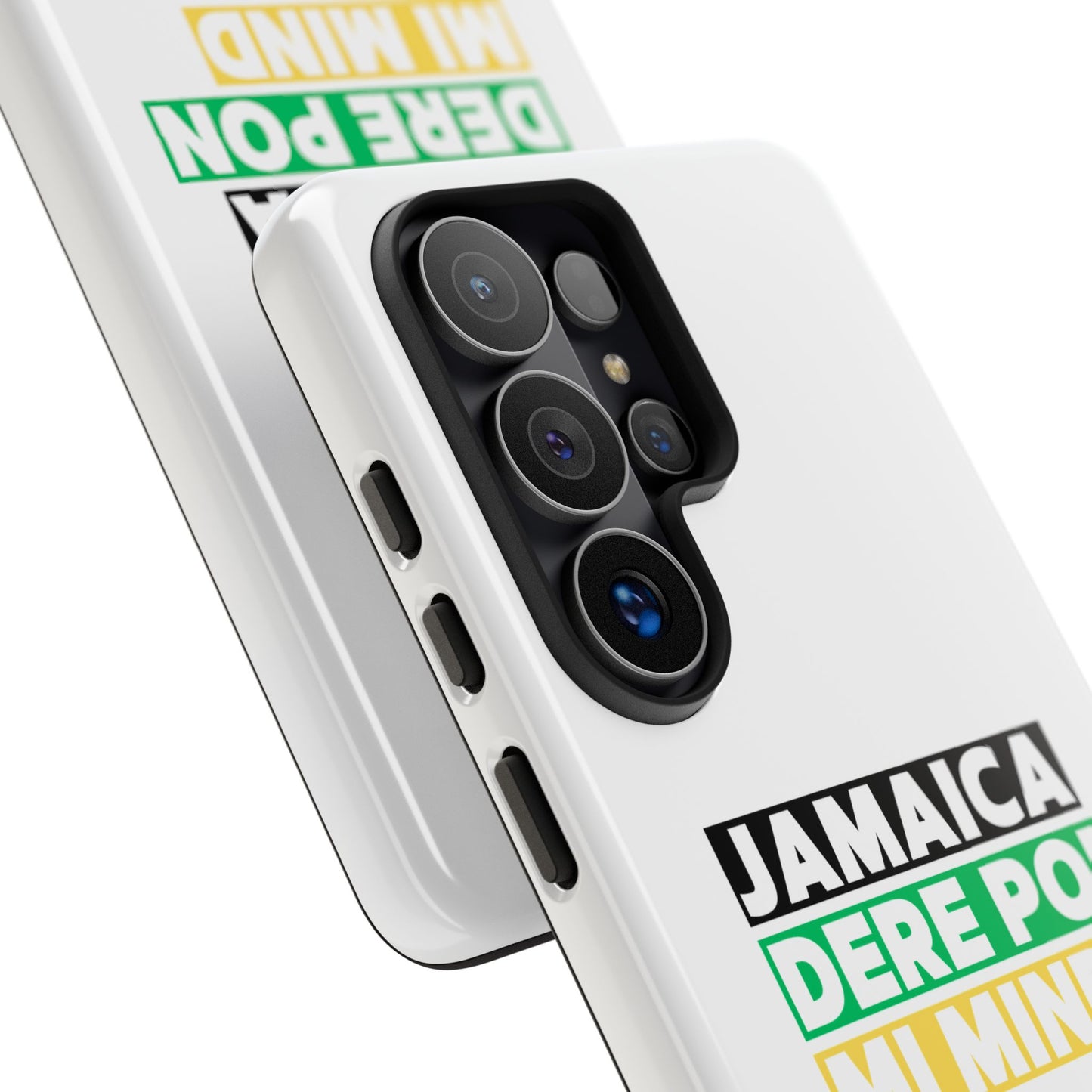 Jamaica Dere Pon Mi Mind Tough Phone Case — Jamaican Pride Protective Cover