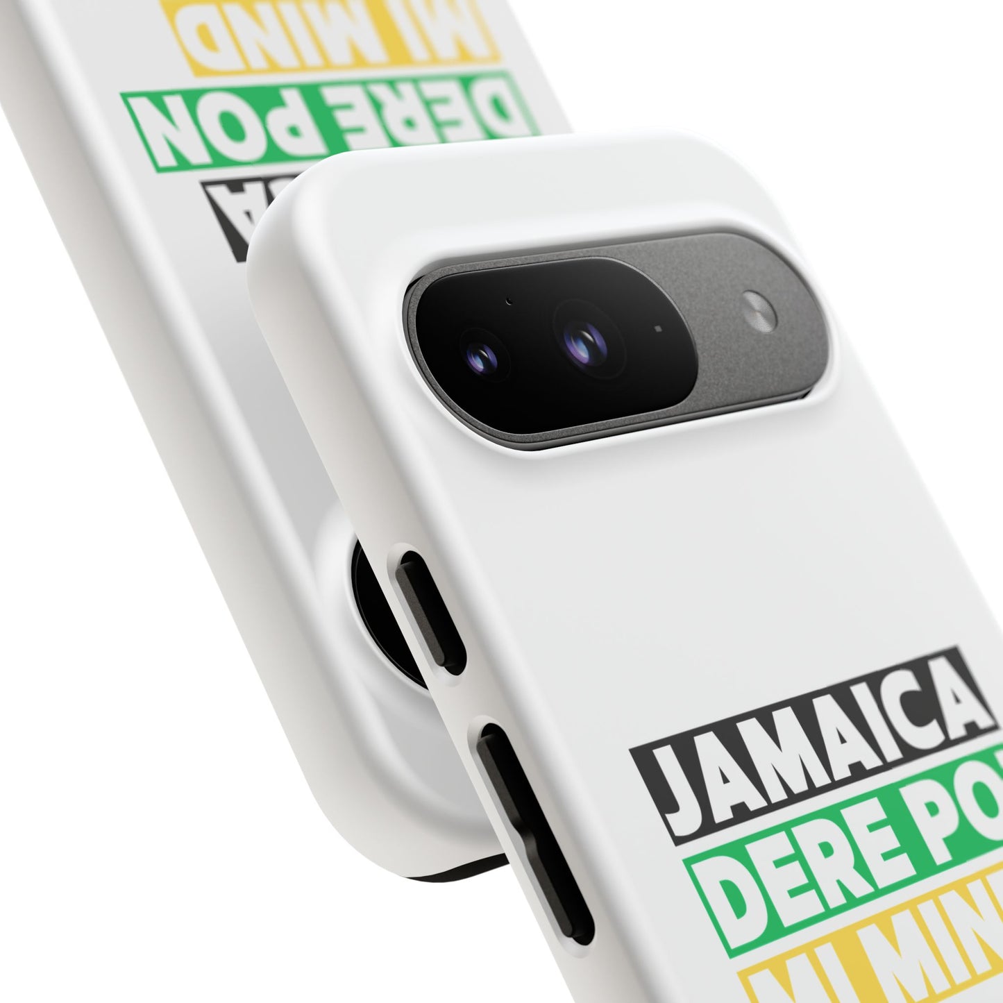 Jamaica Dere Pon Mi Mind Tough Phone Case — Jamaican Pride Protective Cover