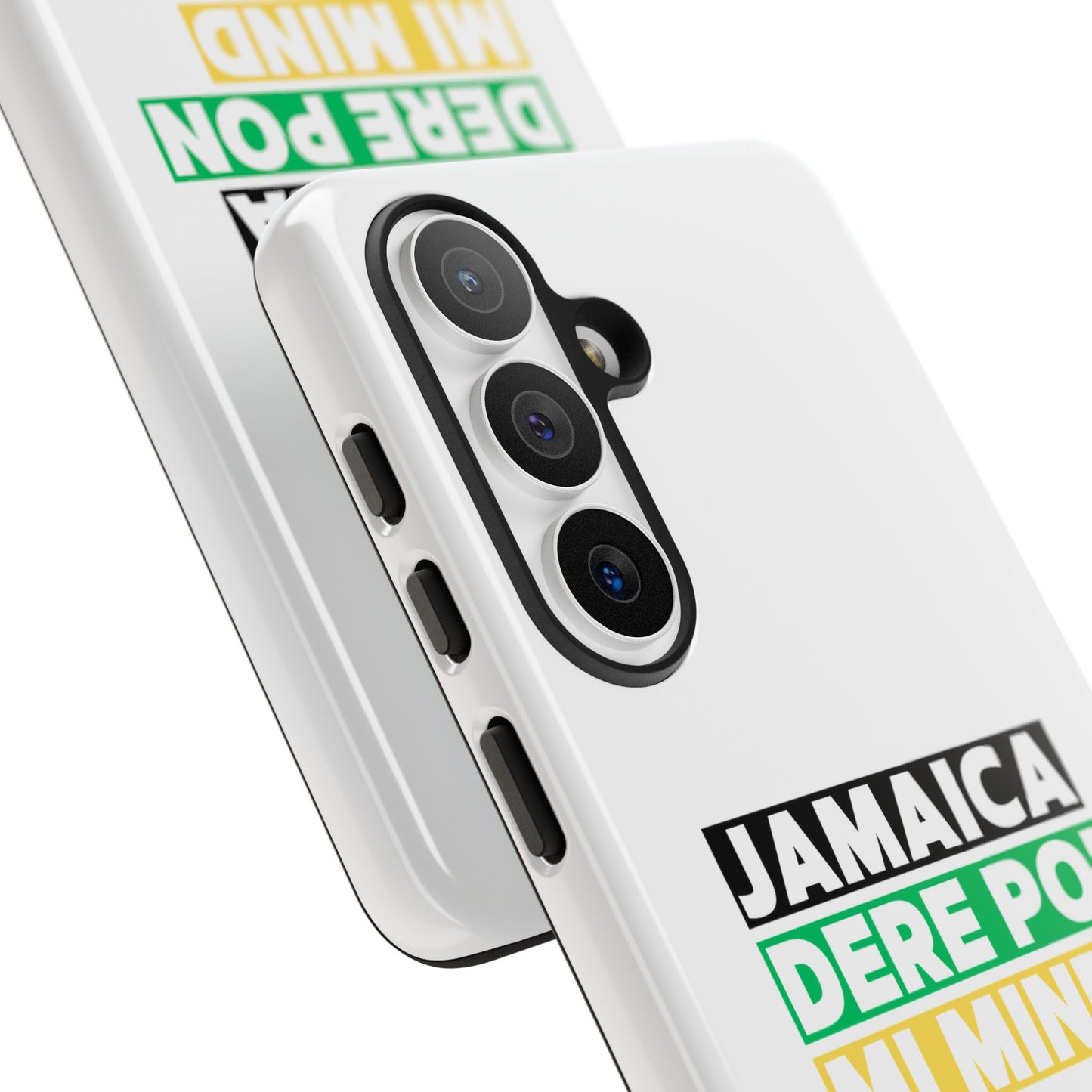 Jamaica Dere Pon Mi Mind Tough Phone Case — Jamaican Pride Protective Cover