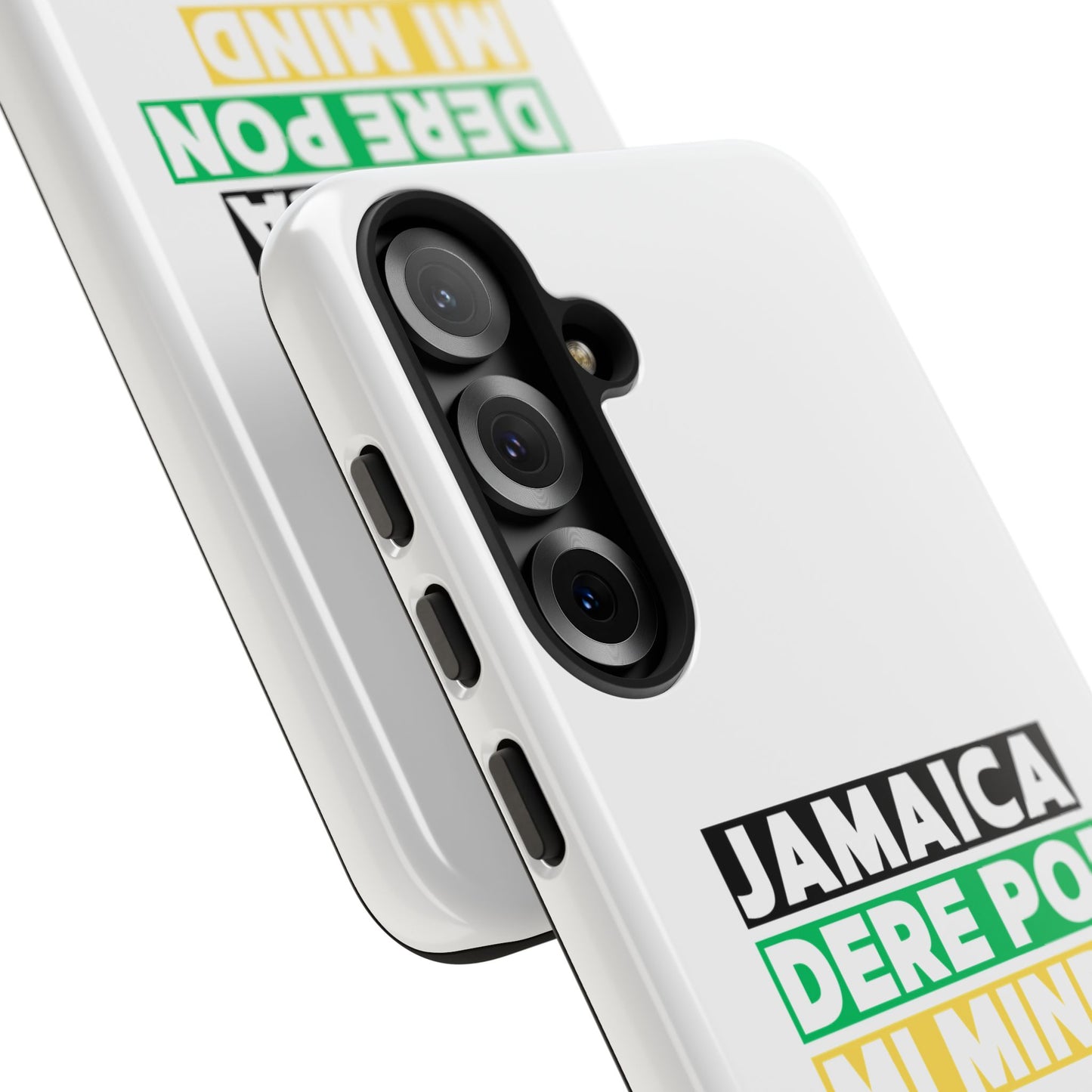 Jamaica Dere Pon Mi Mind Tough Phone Case — Jamaican Pride Protective Cover