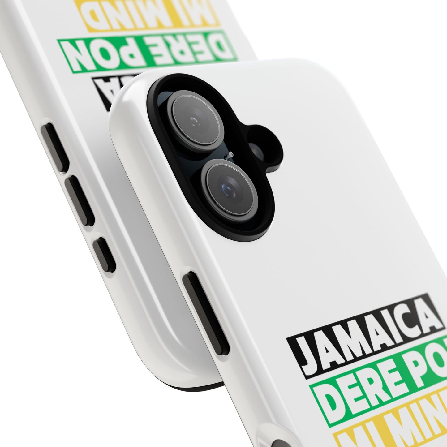 Jamaica Dere Pon Mi Mind Tough Phone Case — Jamaican Pride Protective Cover