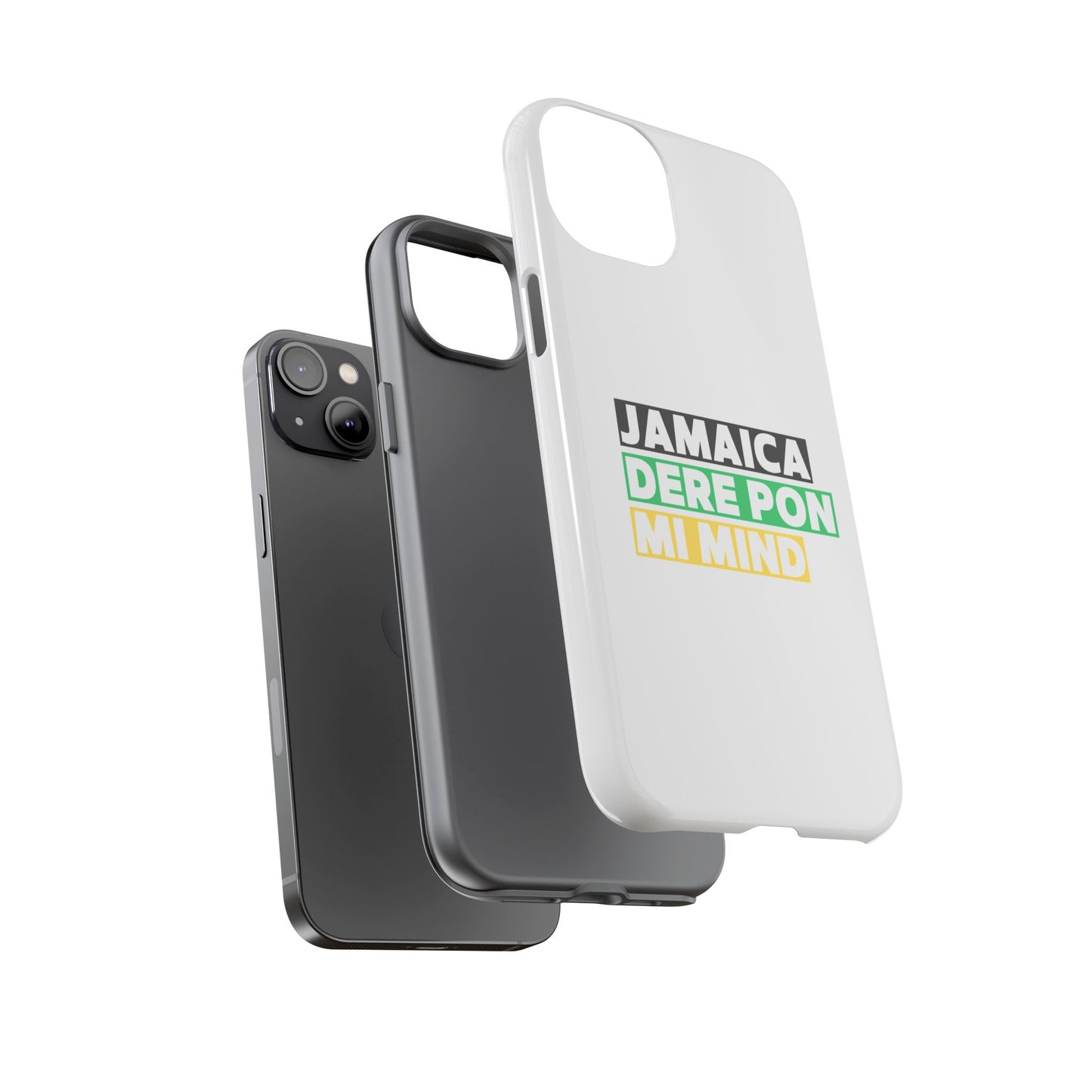 Jamaica Dere Pon Mi Mind Tough Phone Case — Jamaican Pride Protective Cover