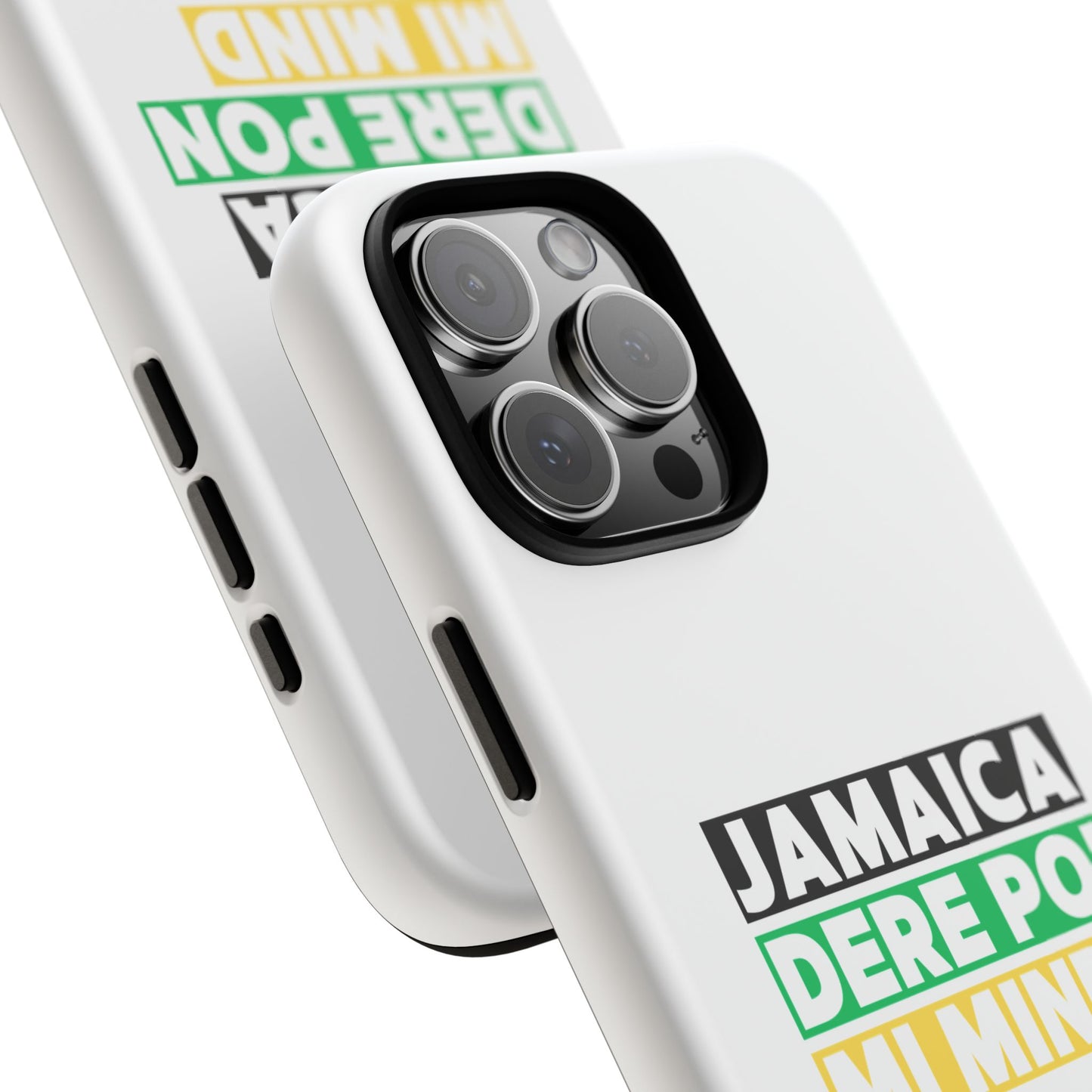 Jamaica Dere Pon Mi Mind Tough Phone Case — Jamaican Pride Protective Cover