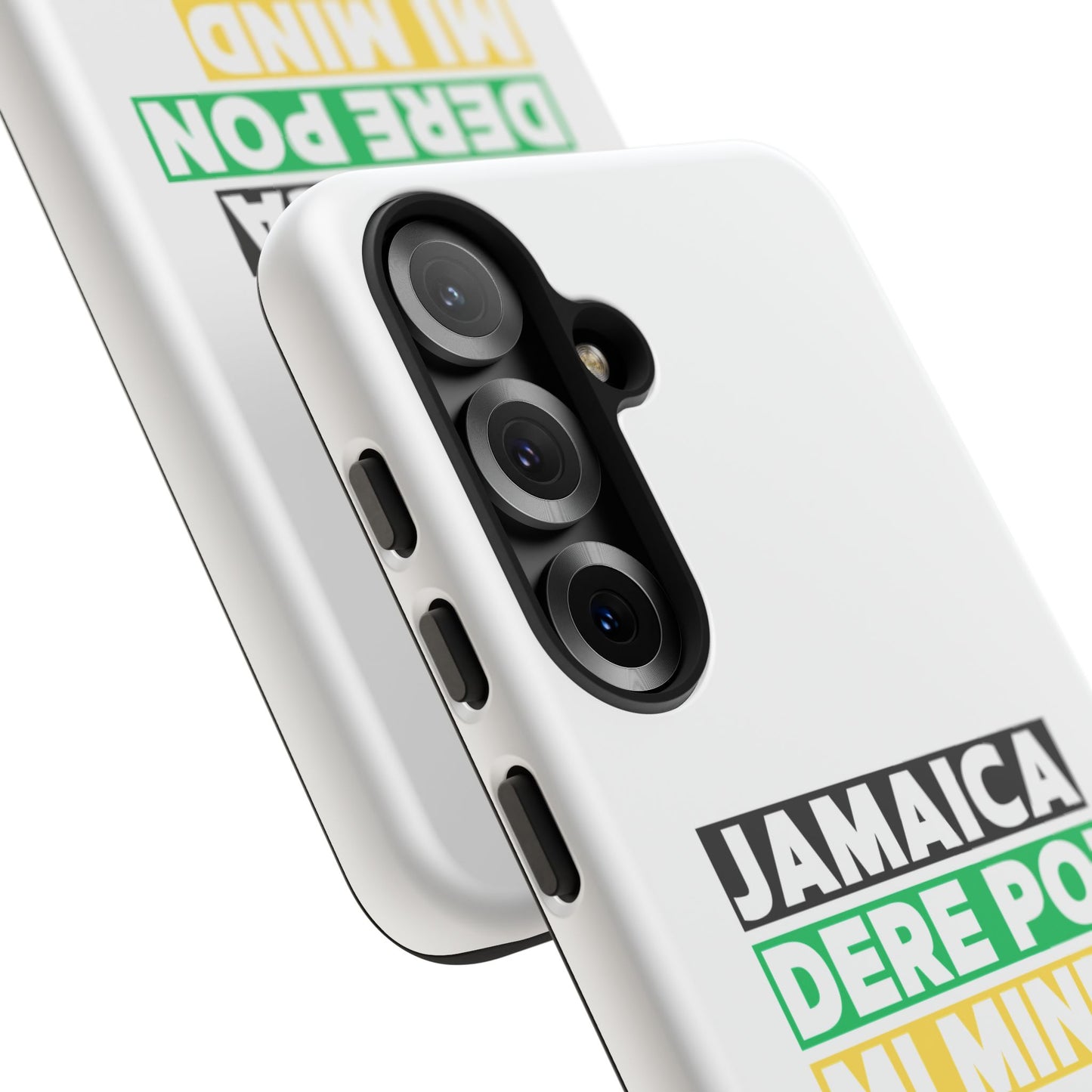 Jamaica Dere Pon Mi Mind Tough Phone Case — Jamaican Pride Protective Cover