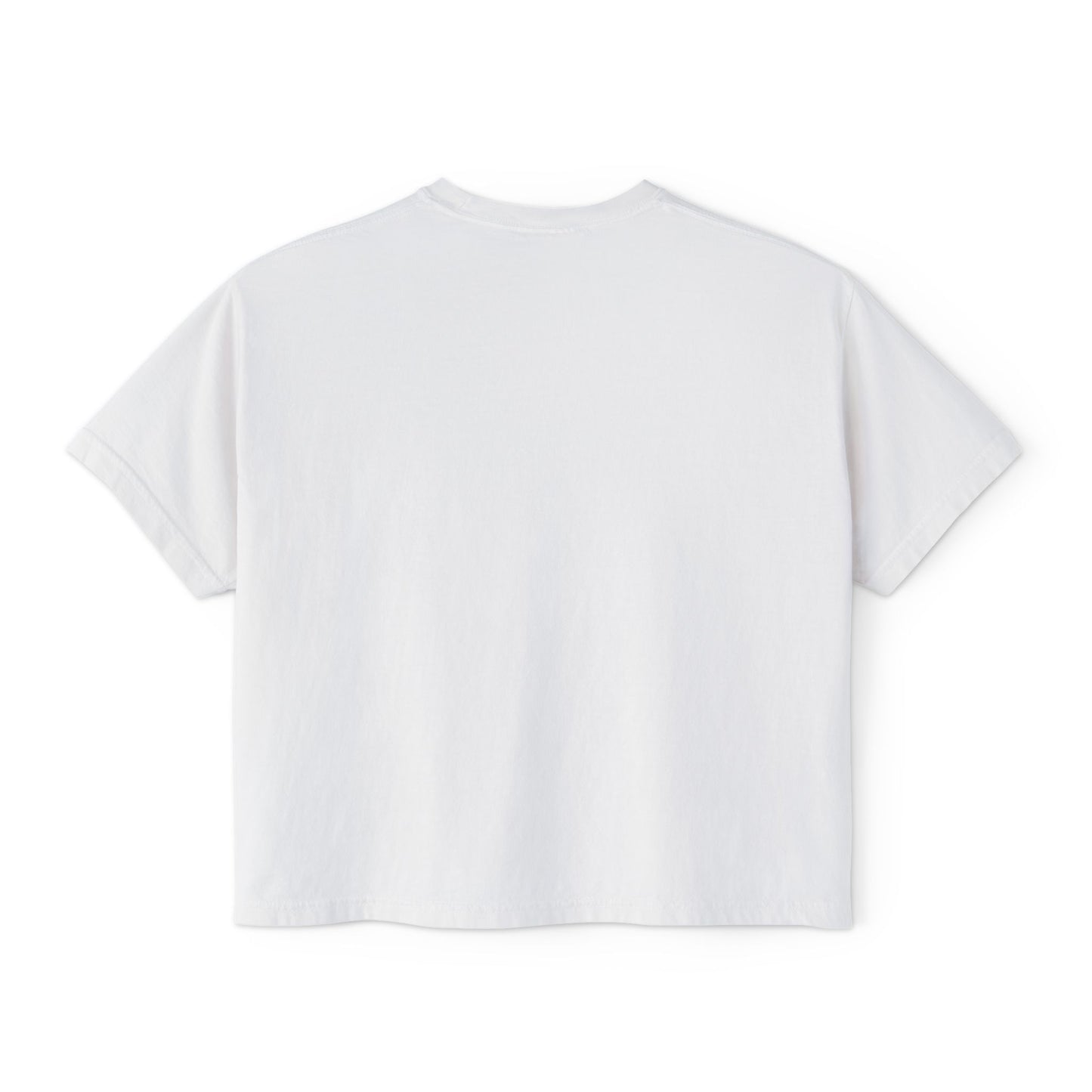 Back of White Cropped t-shirt