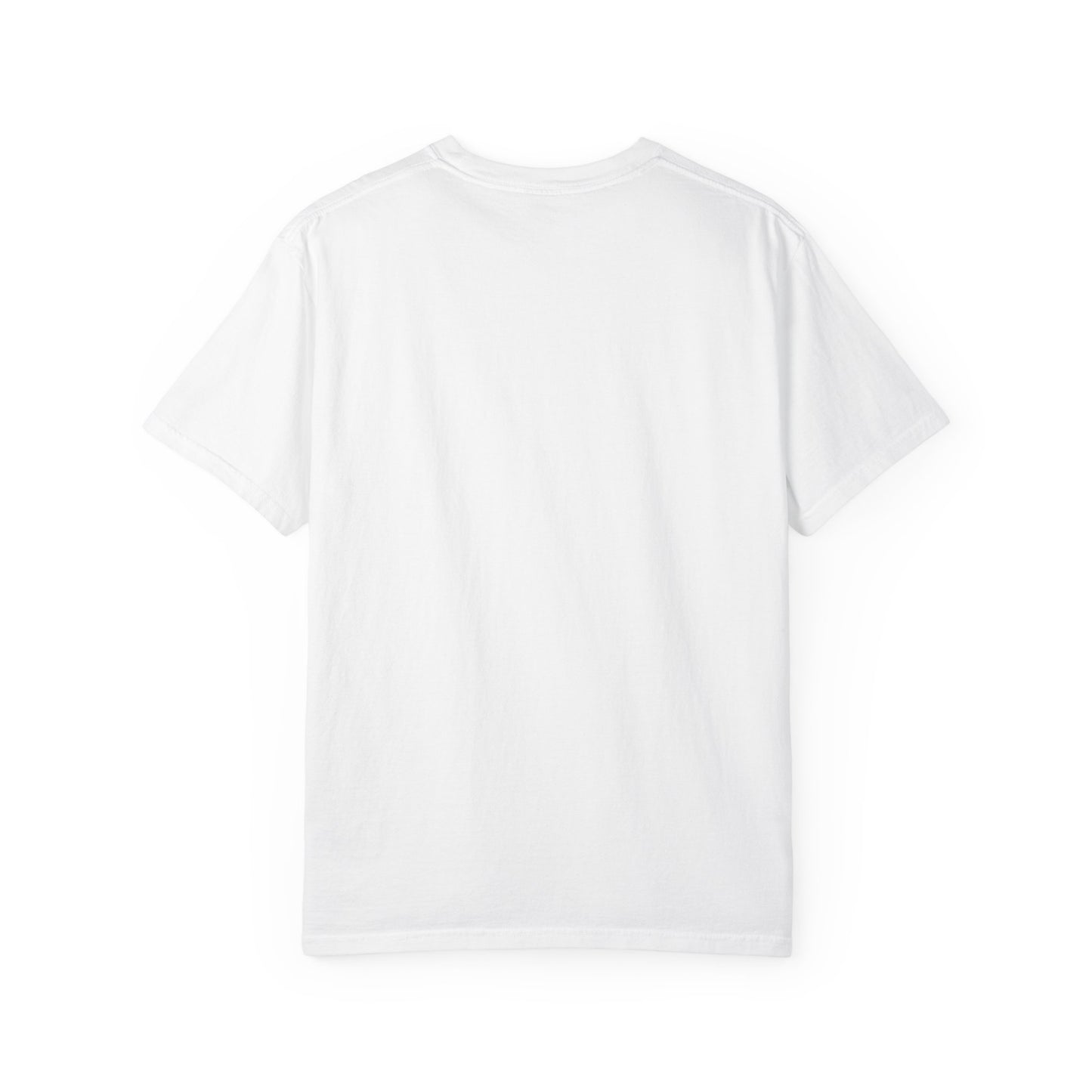 Back of white t-shirt