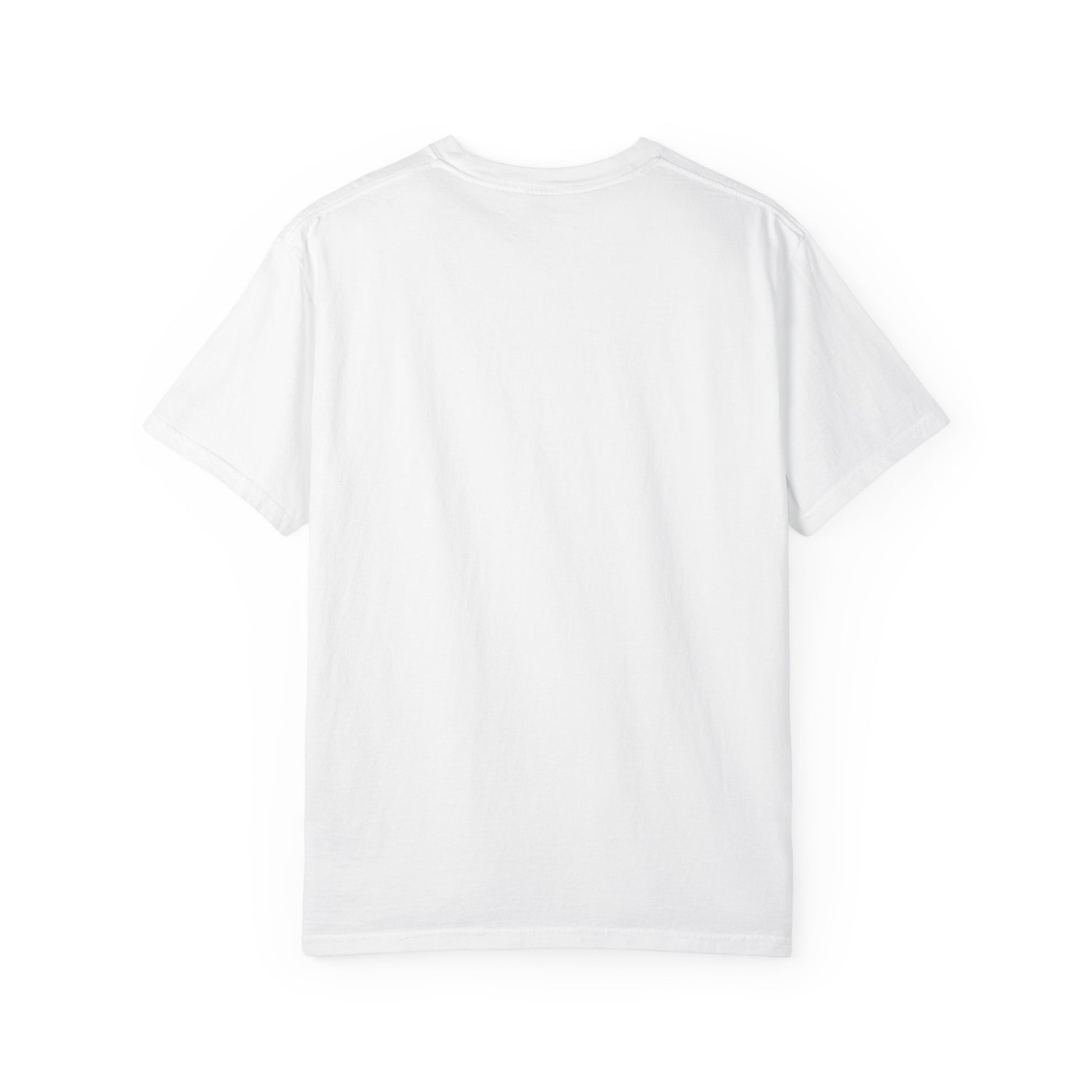 Back of white t-shirt