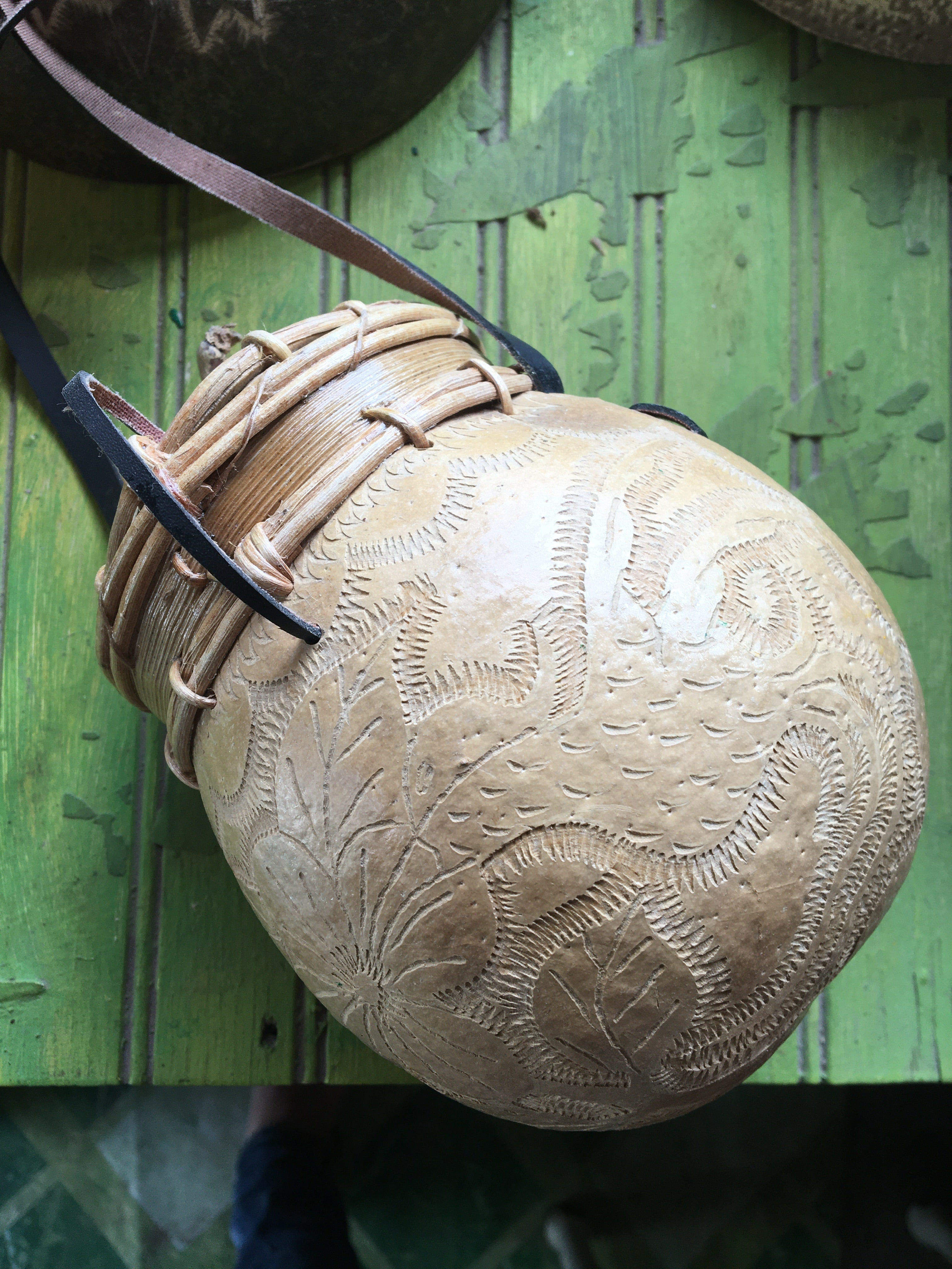 Calabash Purse Bag Natural Color..hand Carved Calabash Bag jamaican Bird -  Etsy
