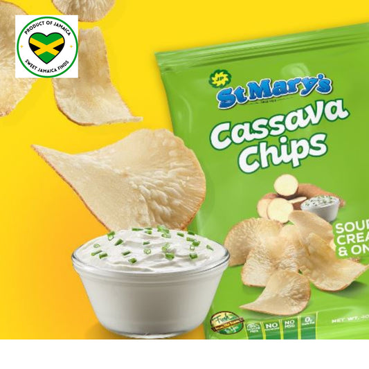 St. Mary's Cassava Chips Sour Cream and Onion (Multi-Packs)
